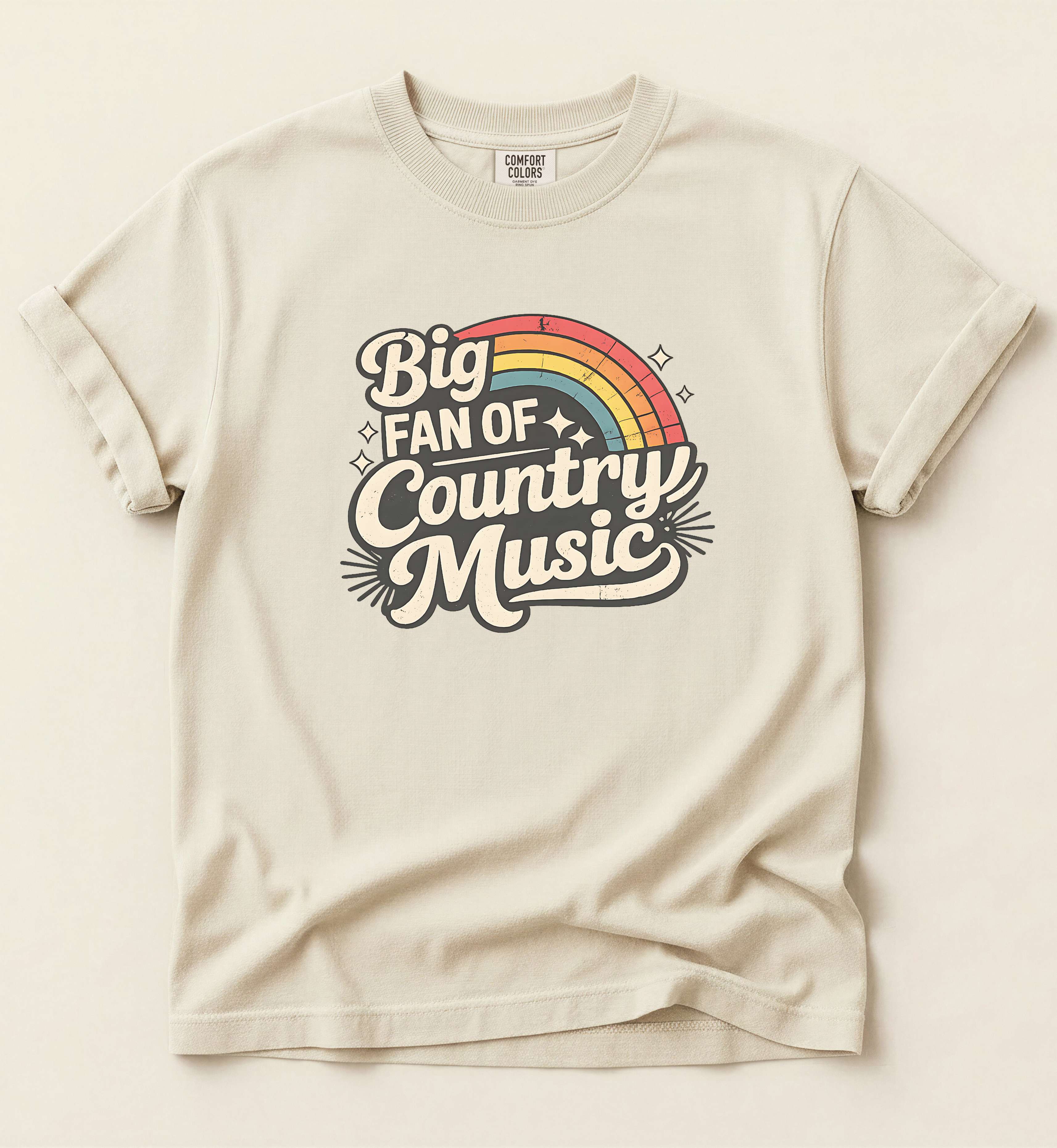 Big Fan Of Country Music T Shirt