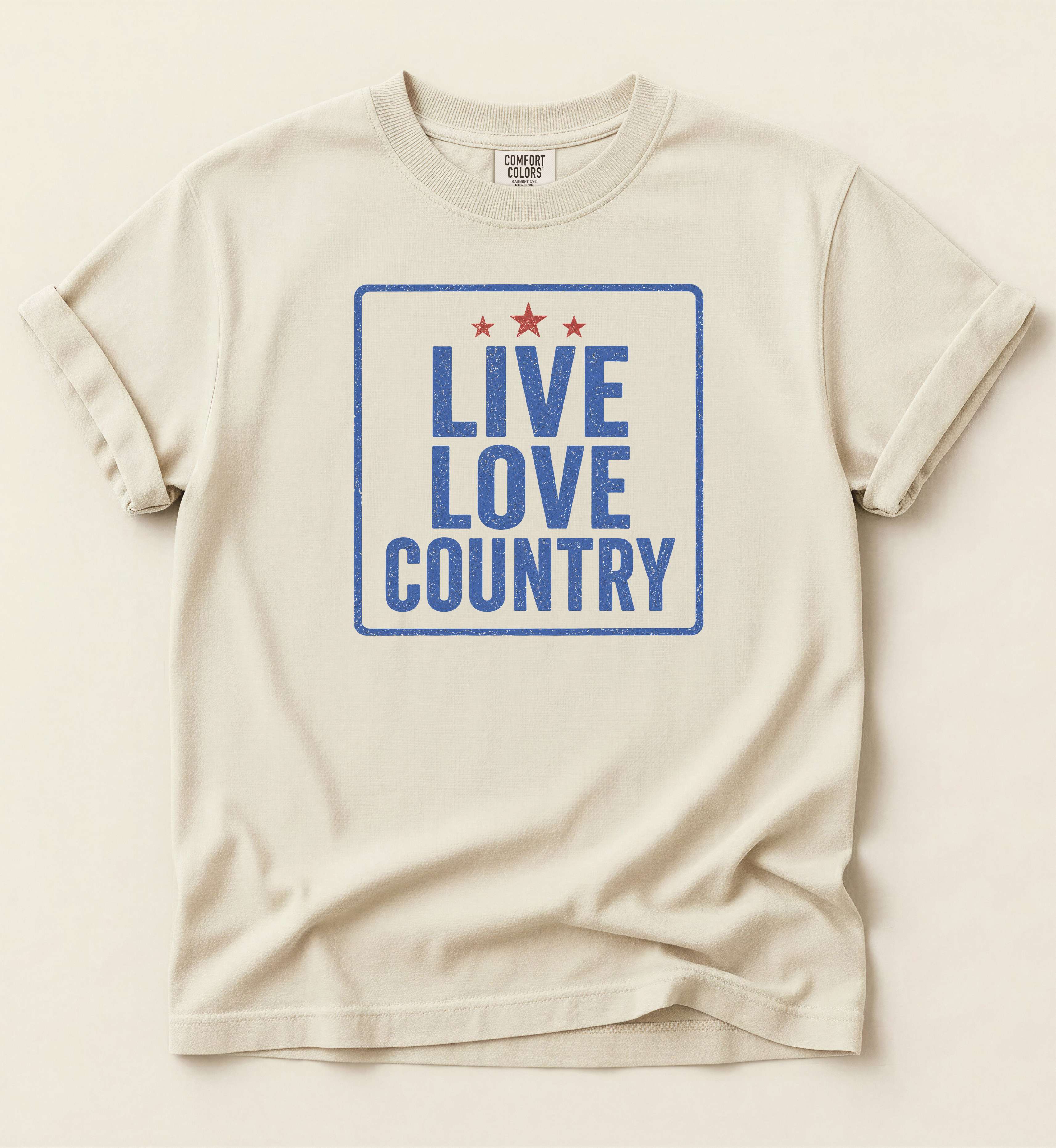 Live Love Country Shirt – Country Lifestyle Graphic Tee