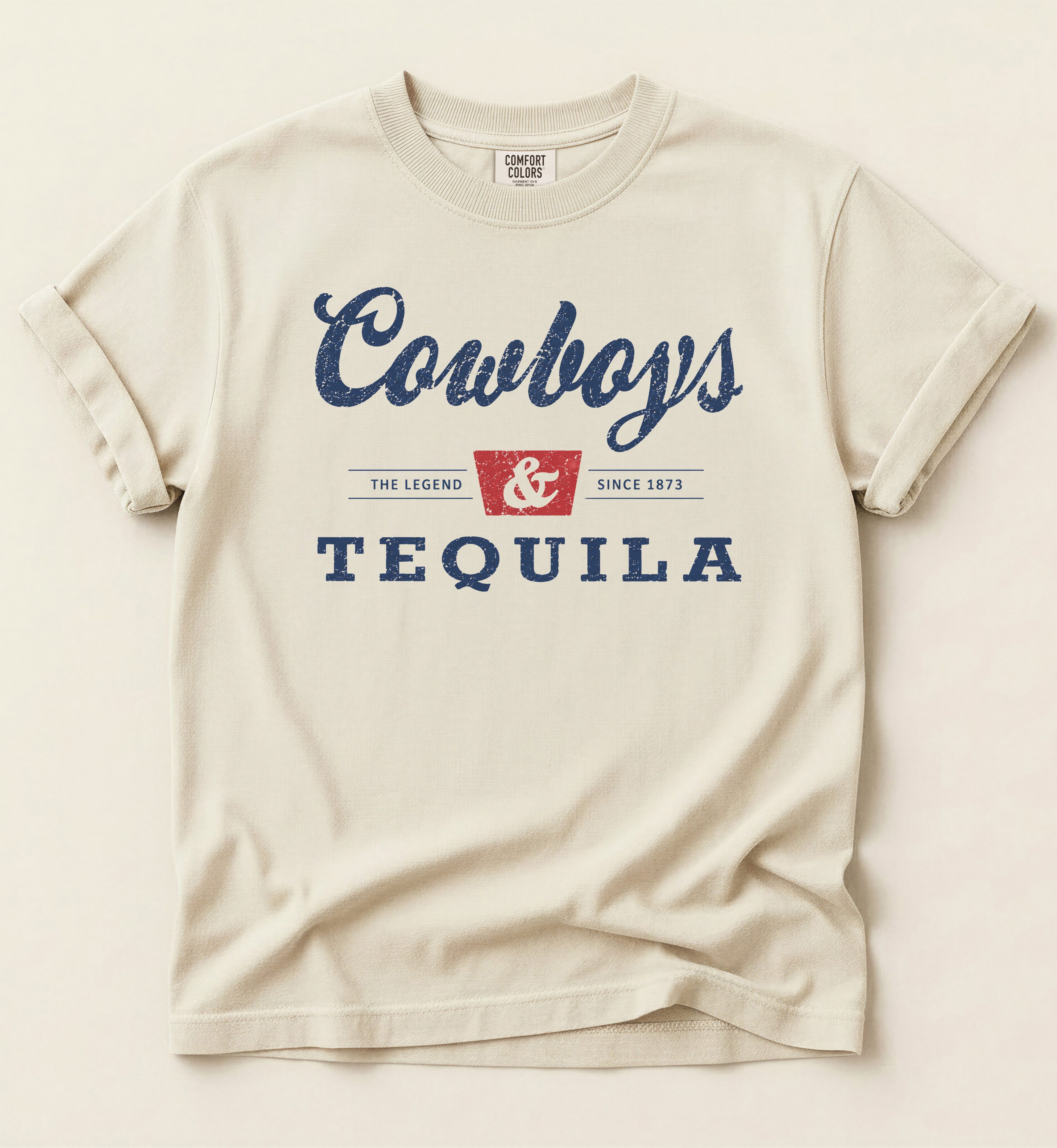Cowboys & Tequila – Vintage Country Lifestyle Tee
