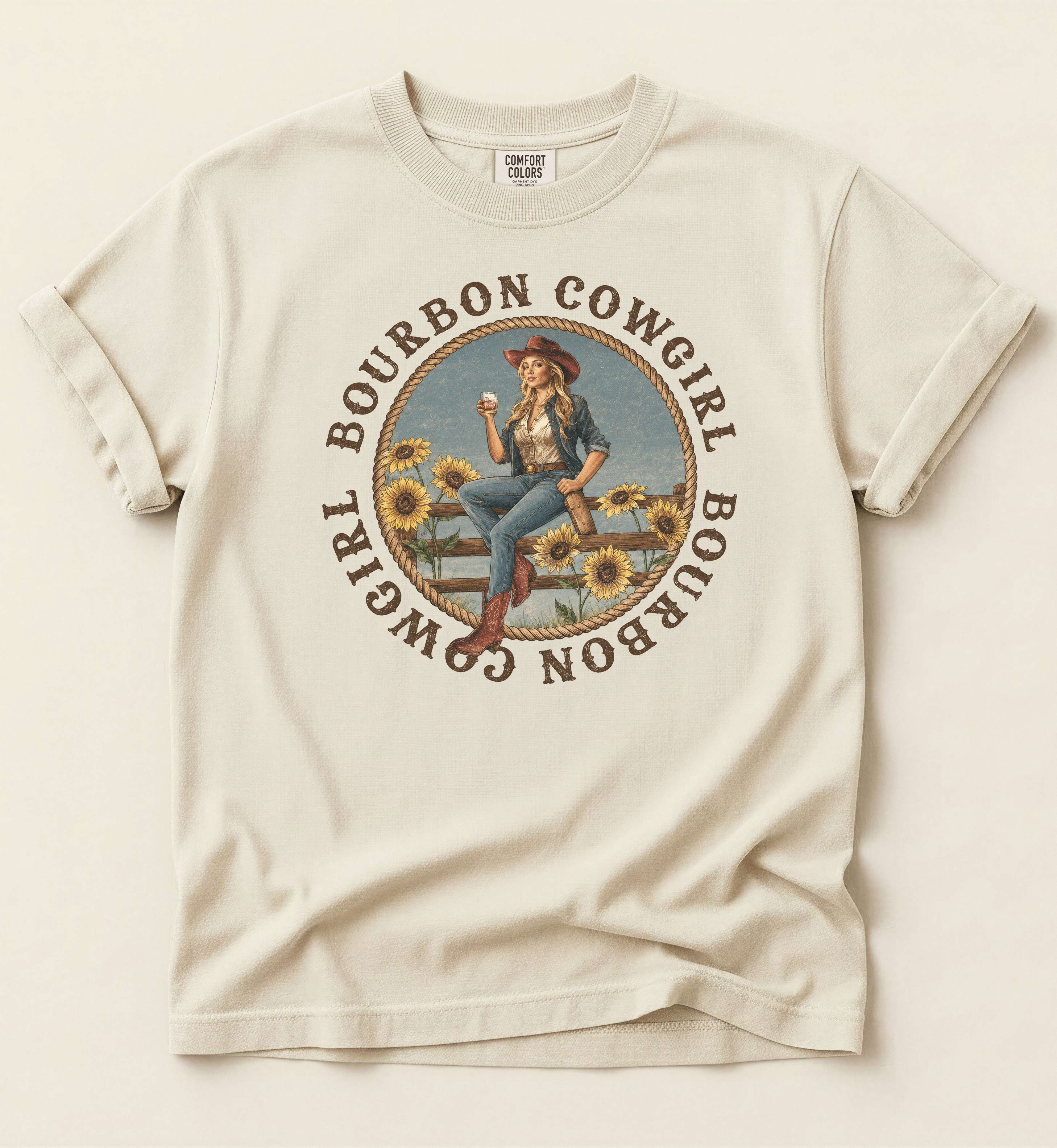 Bourbon Cowgirl – Western Lifestyle Tee