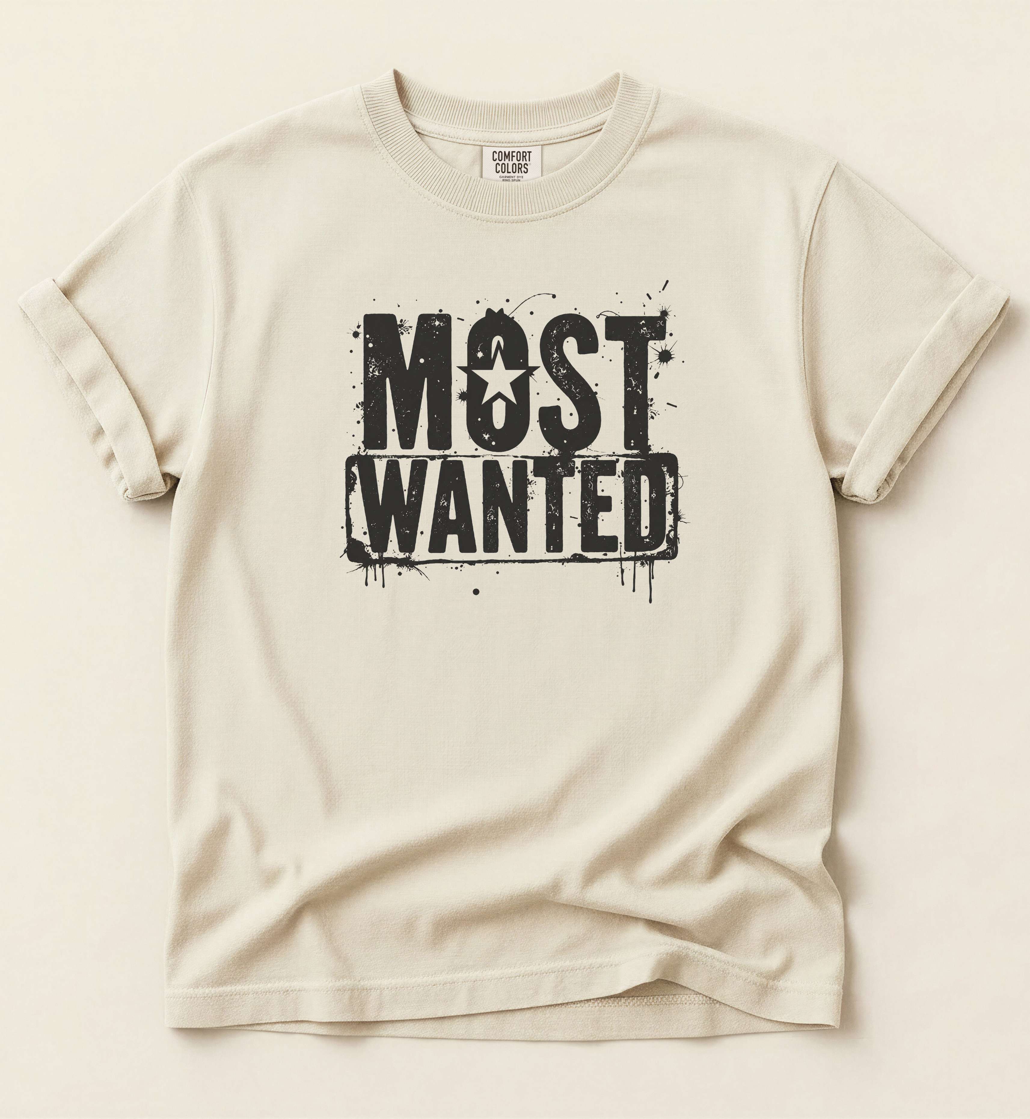 Most Wanted Shirt – Vintage Outlaw Country Graphic Tee