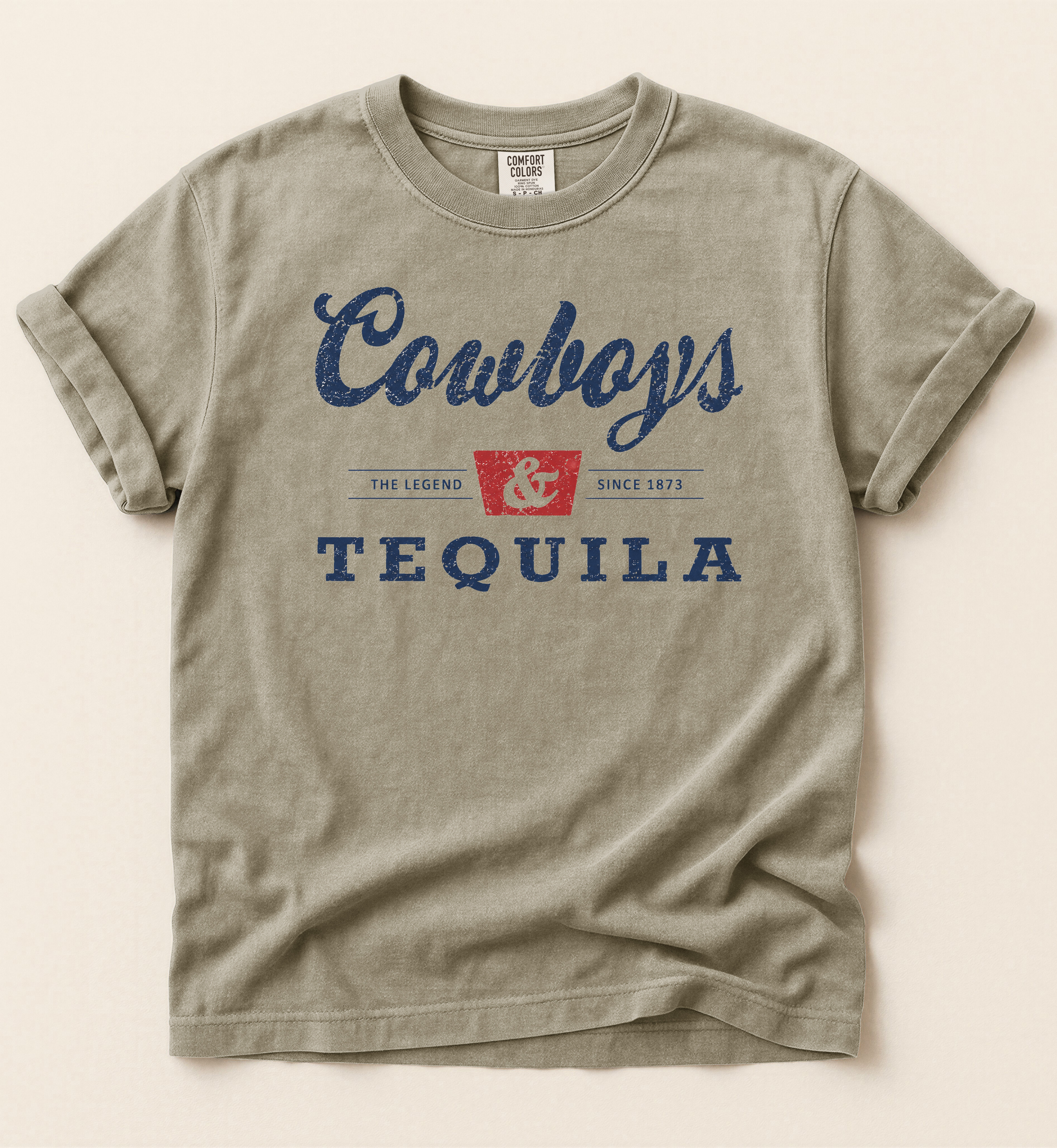 Cowboys & Tequila – Vintage Country Lifestyle Tee