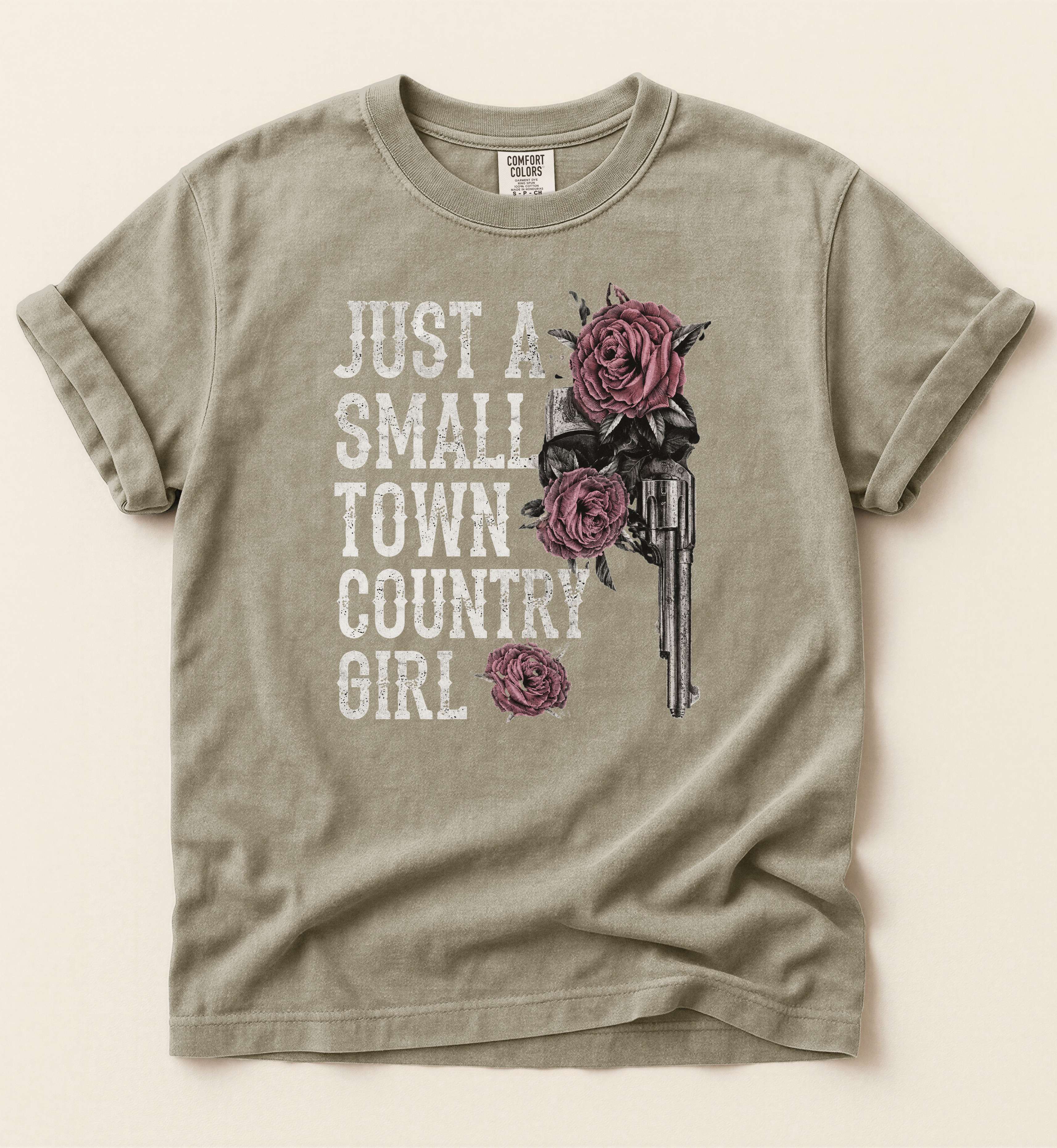 Just A Small Town Country Girl Shirt – Western Cowgirl Graphic Tee