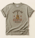 Raised On Country Music – Vintage Western Guitar Tee