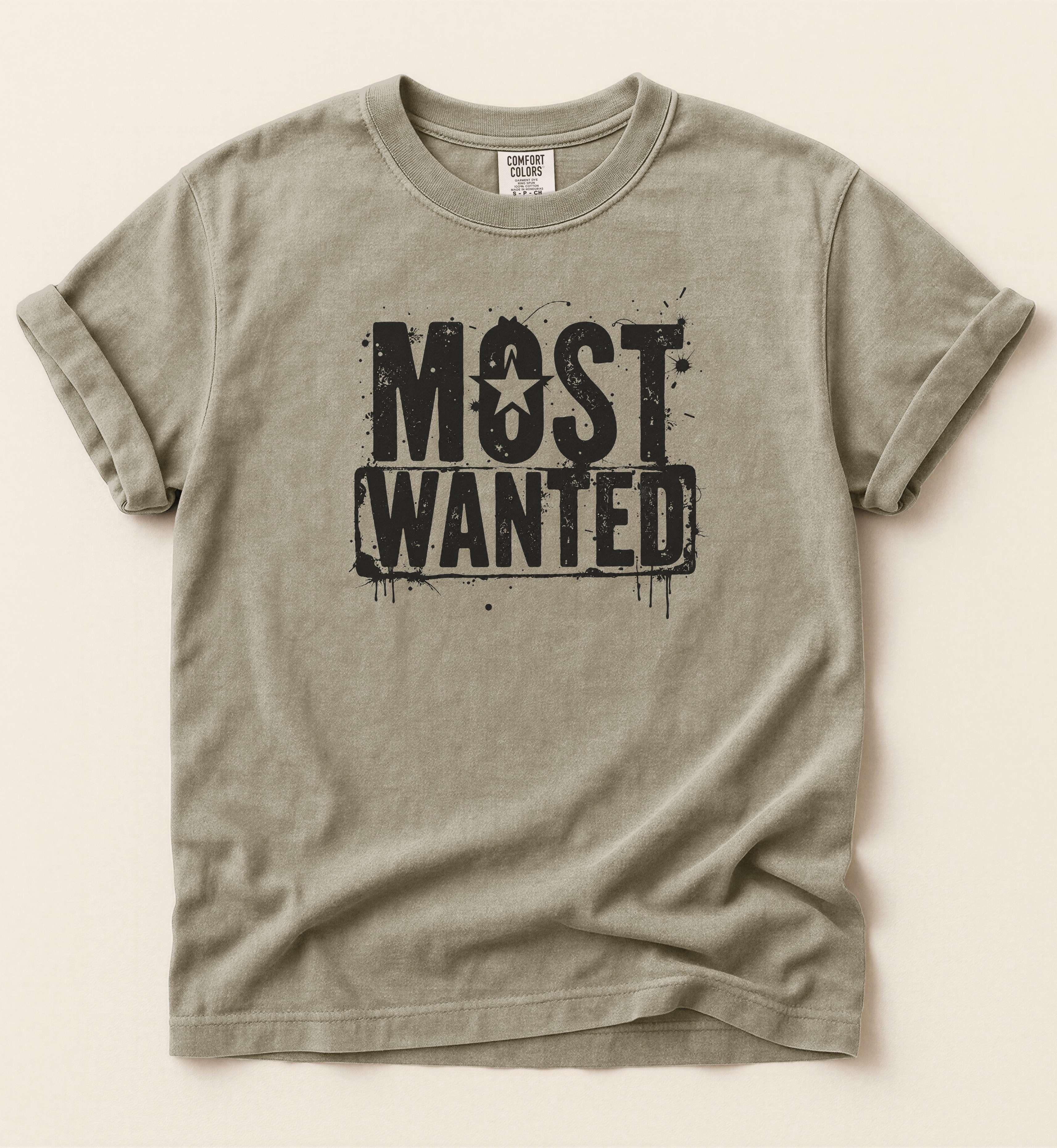 Most Wanted Shirt – Vintage Outlaw Country Graphic Tee