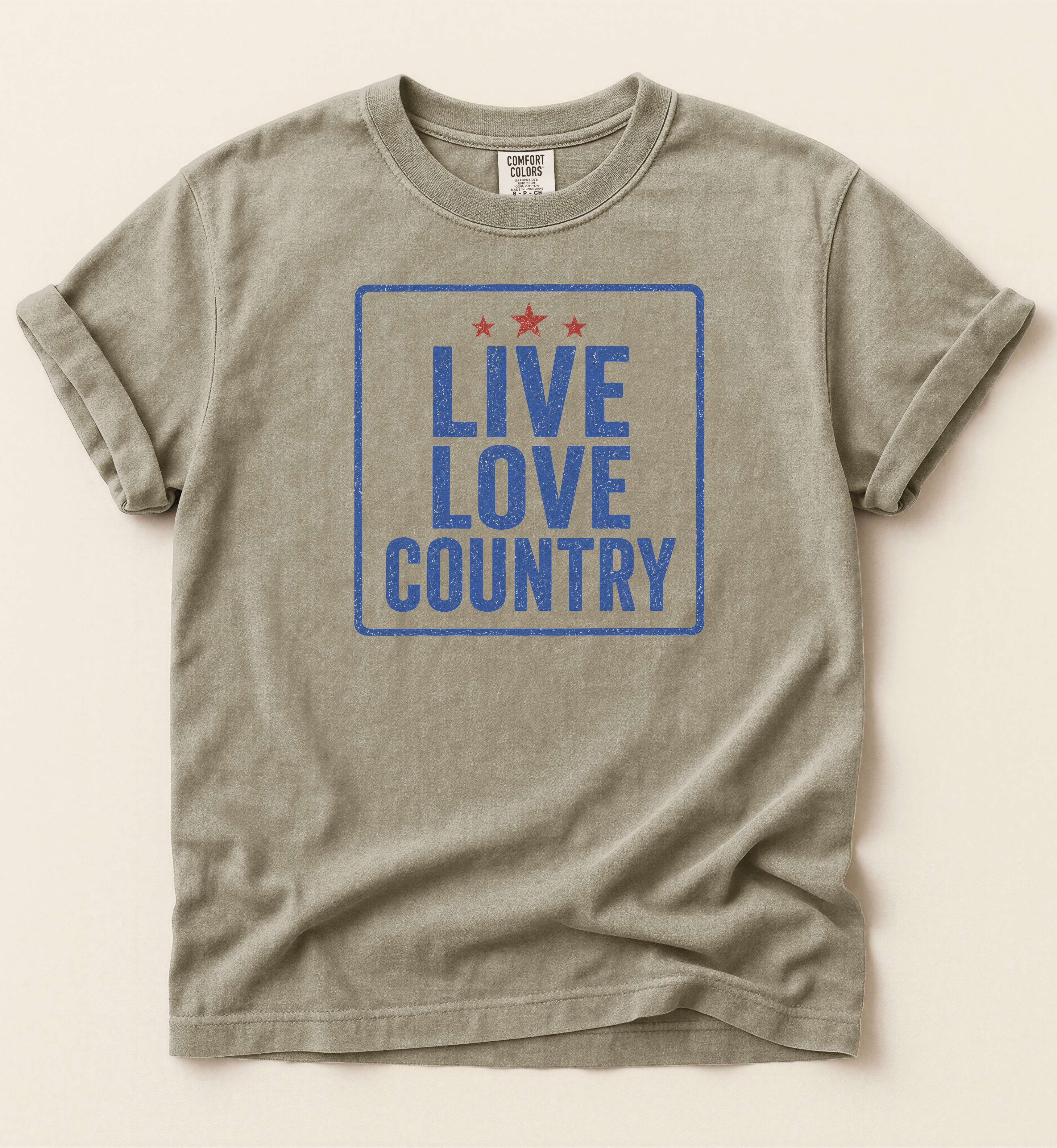 Live Love Country Shirt – Country Lifestyle Graphic Tee