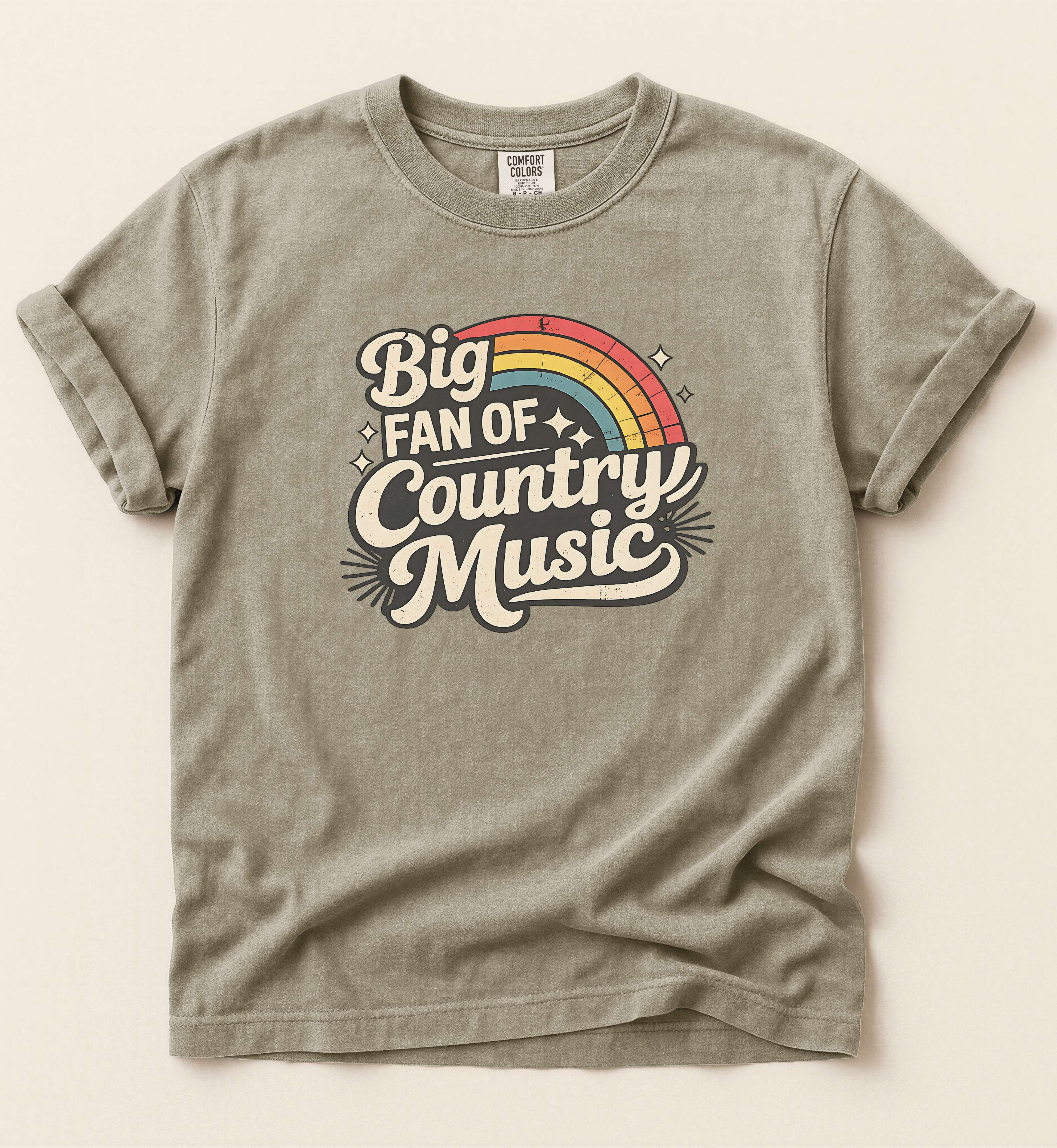 Big Fan Of Country Music T Shirt