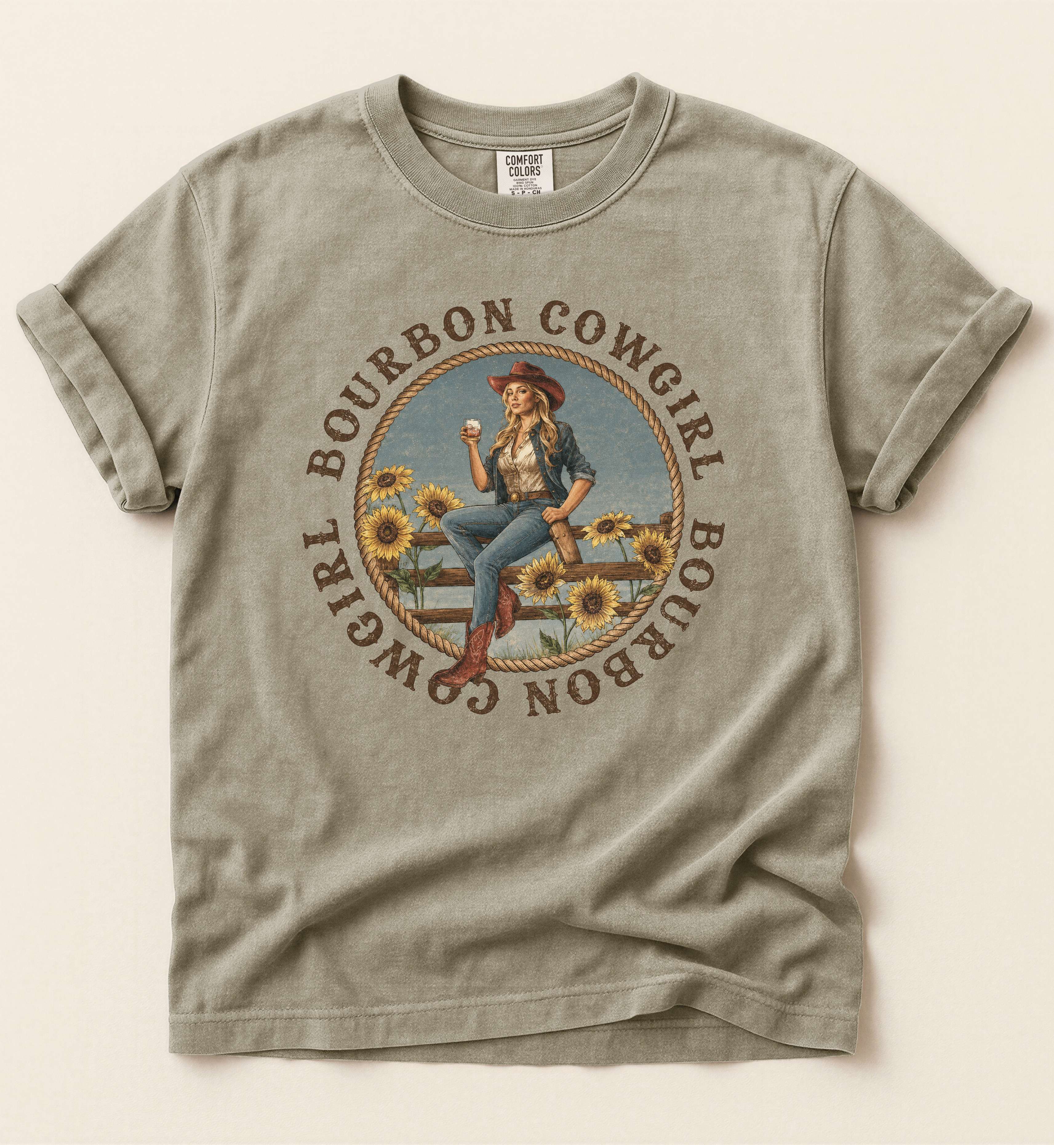 Bourbon Cowgirl – Western Lifestyle Tee