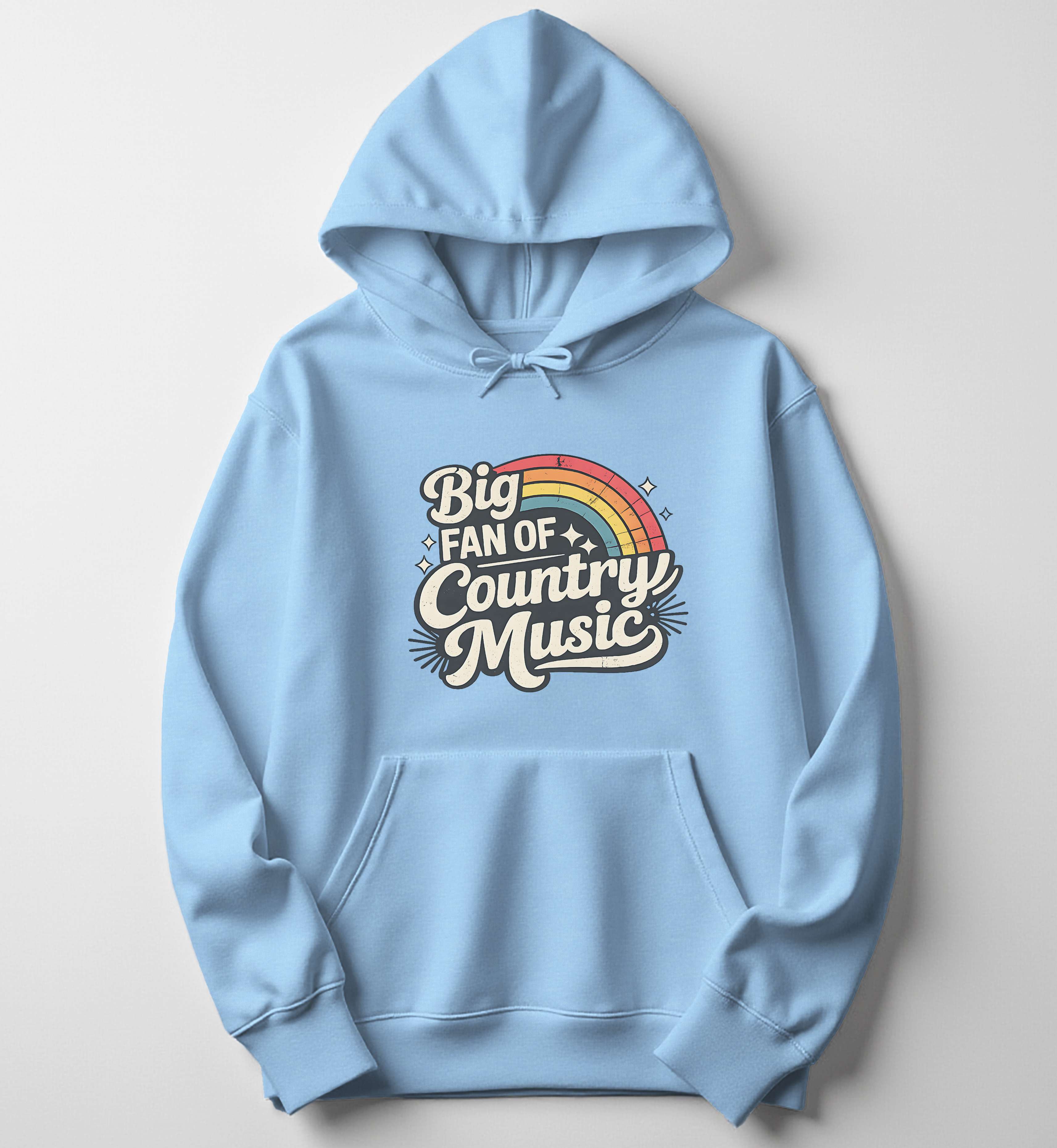 Big Fan of Country Music Hoodie – Vintage Western Music Hoodie