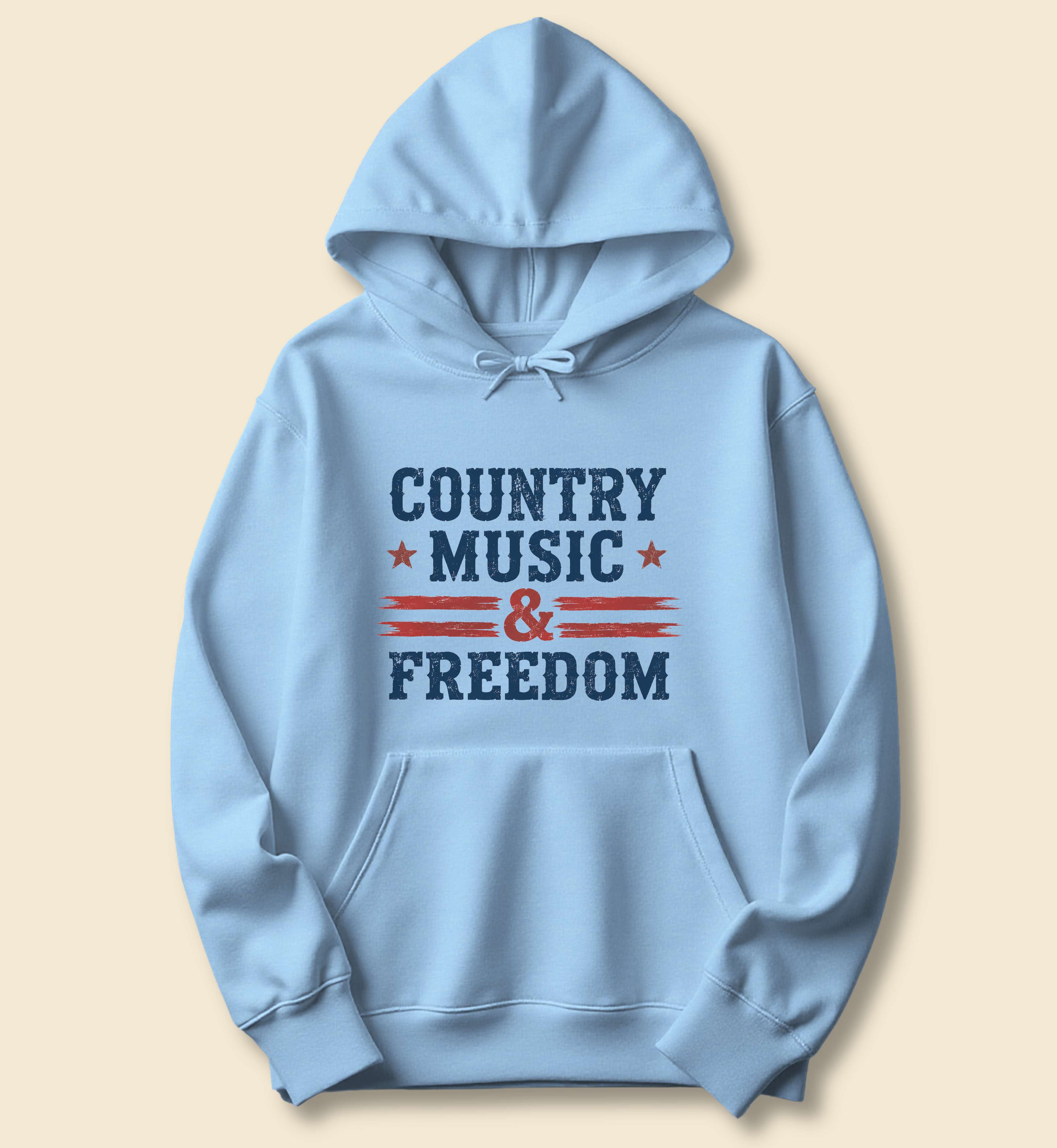 Country Music And Freedom Hoodie