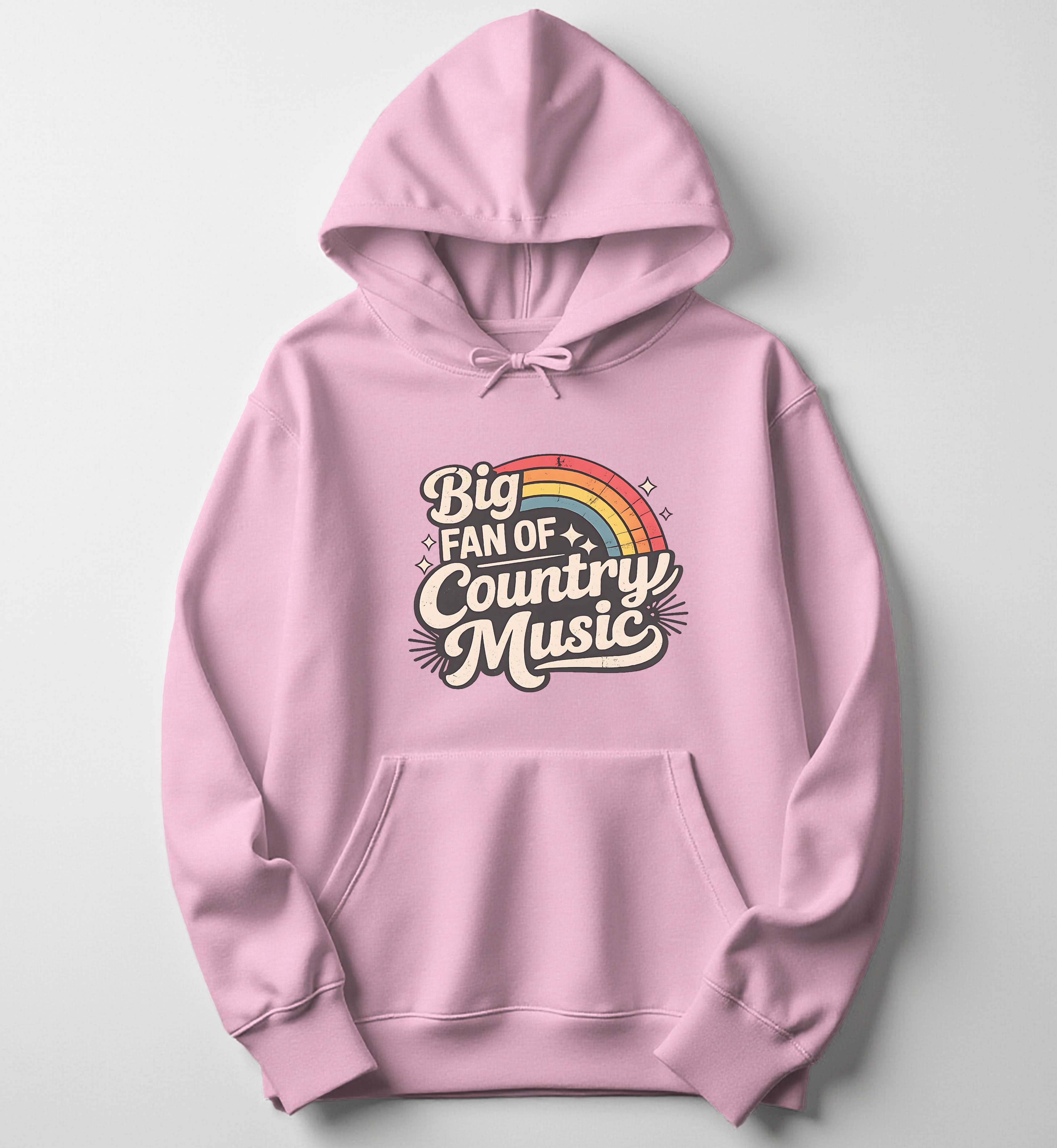 Big Fan of Country Music Hoodie – Vintage Western Music Hoodie