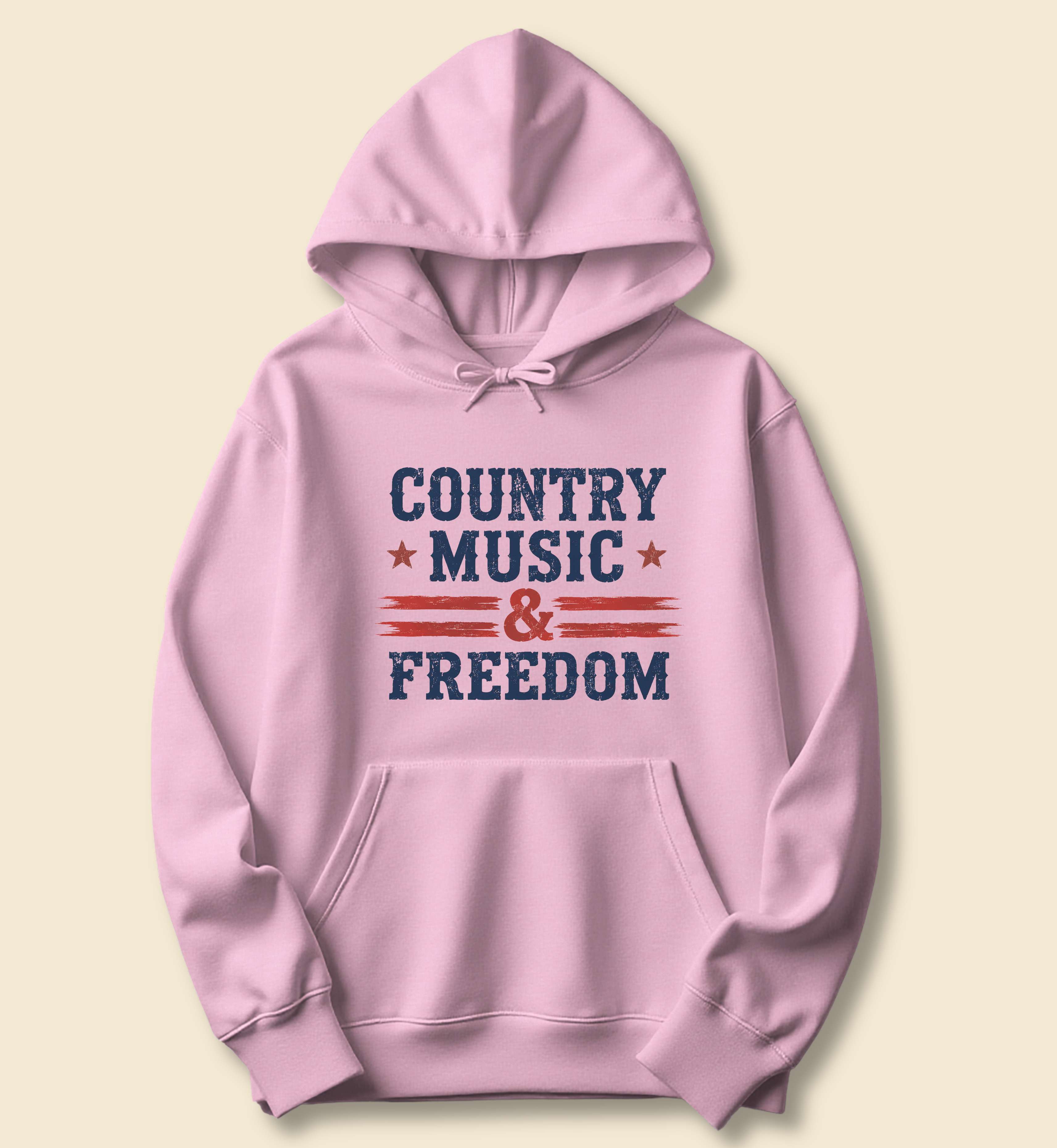 Country Music And Freedom Hoodie