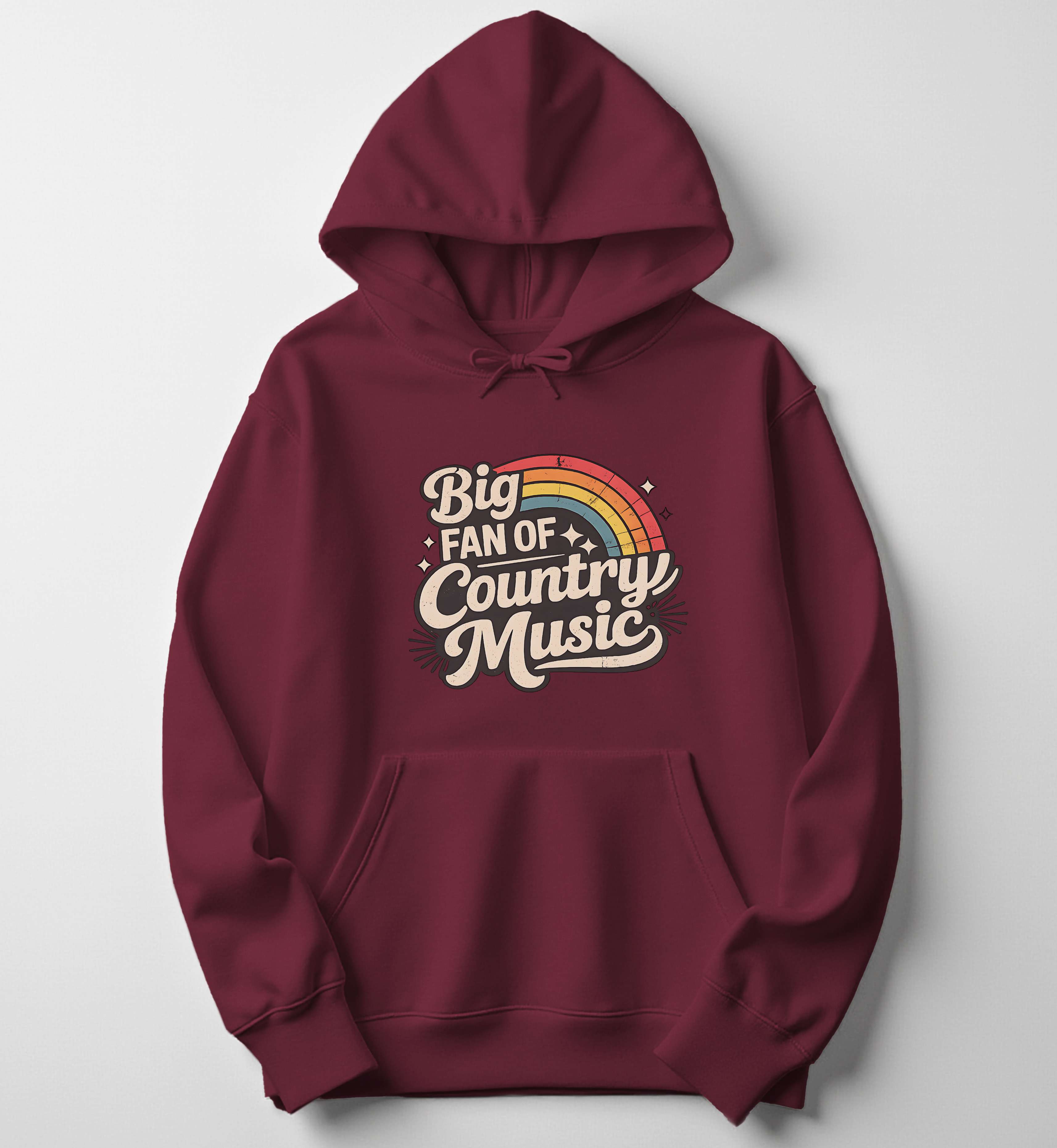 Big Fan of Country Music Hoodie – Vintage Western Music Hoodie