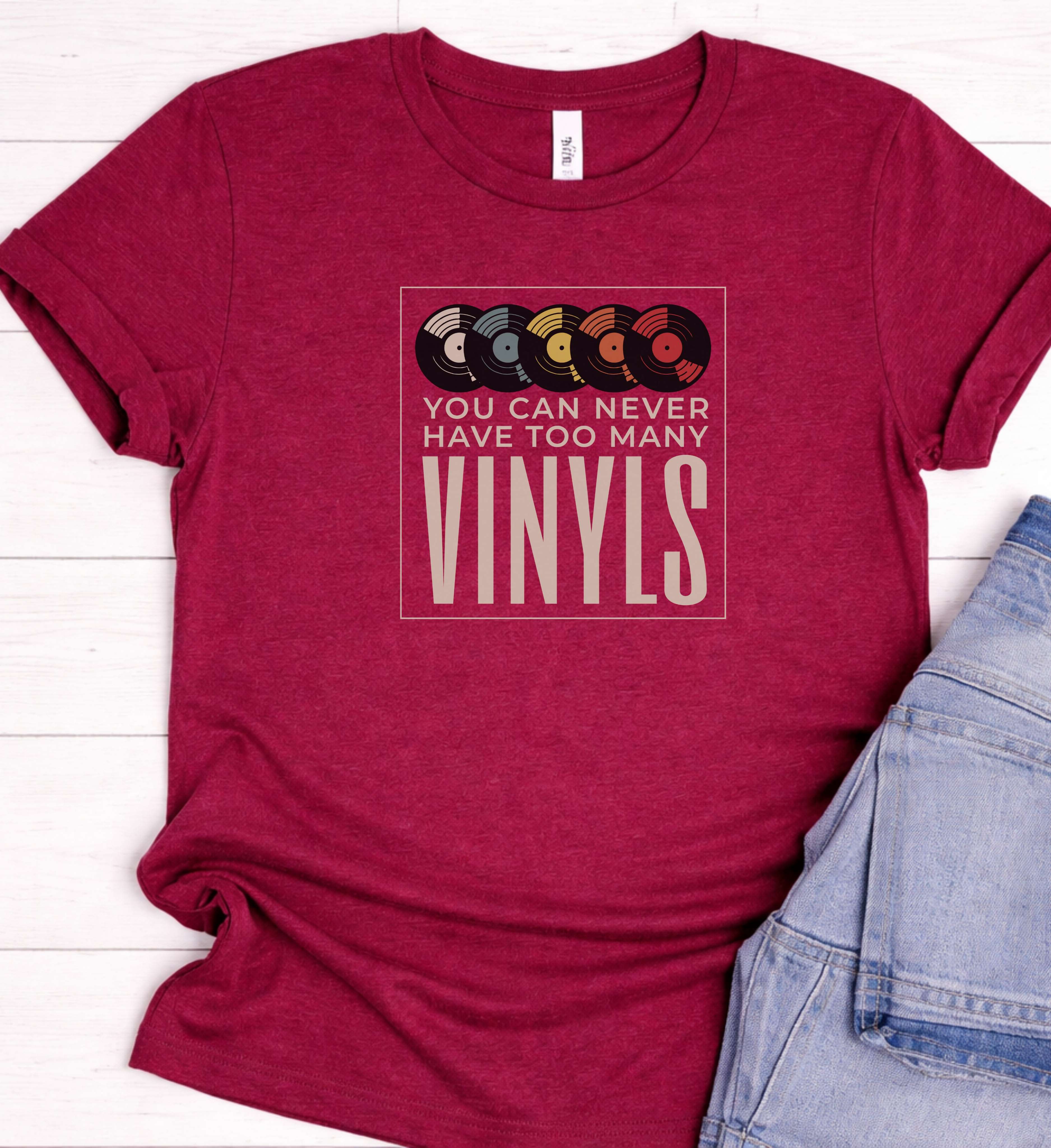 Vinyl Record Shirt – You Can Never Have Too Many Vinyls