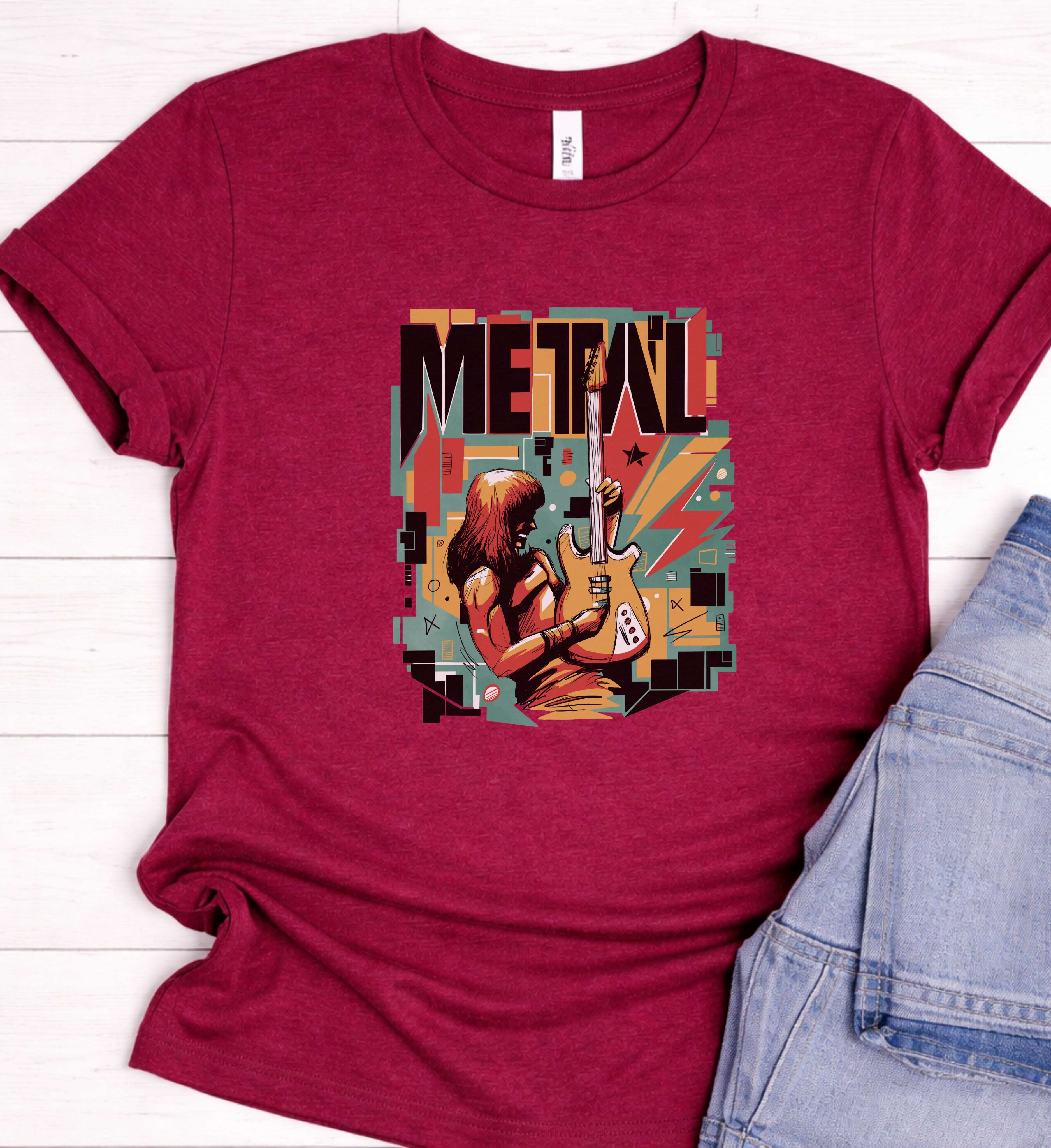 Metal Guitar Tee – Loud, Bold, Unapologetic