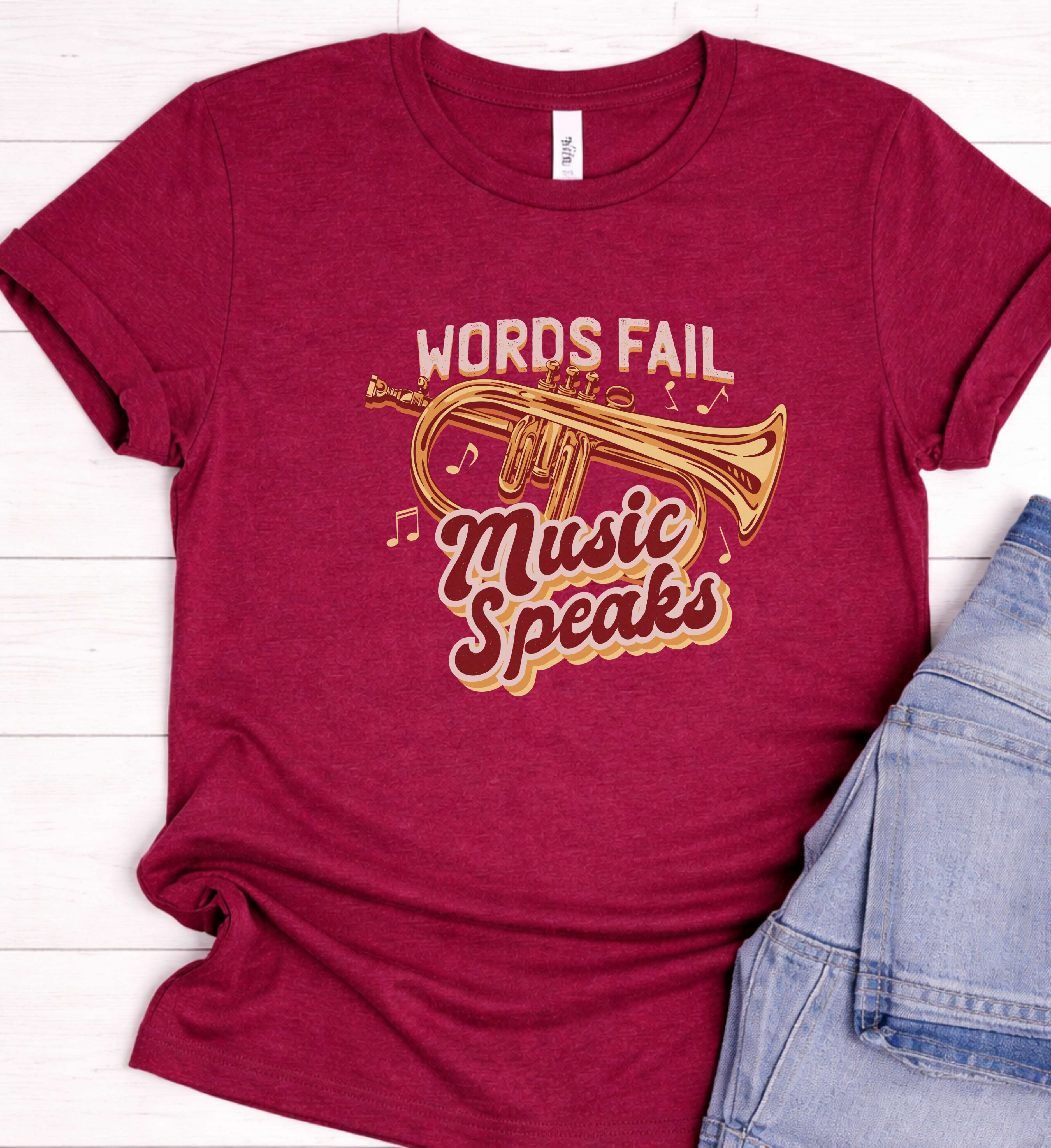 Trumpet Words Fail - Music Speaks.