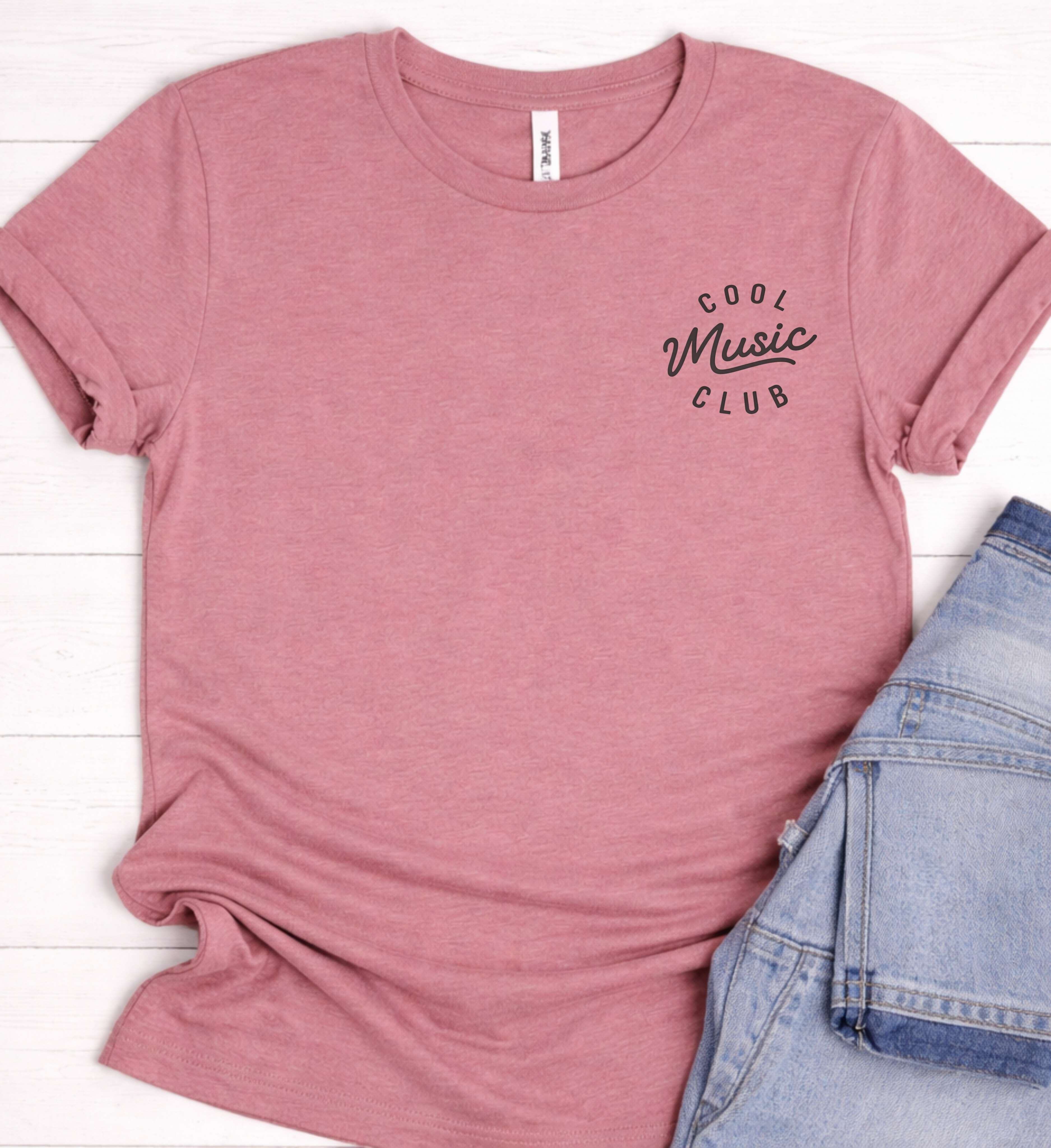 Cool Music Club Shirt – Minimalist Music Tee