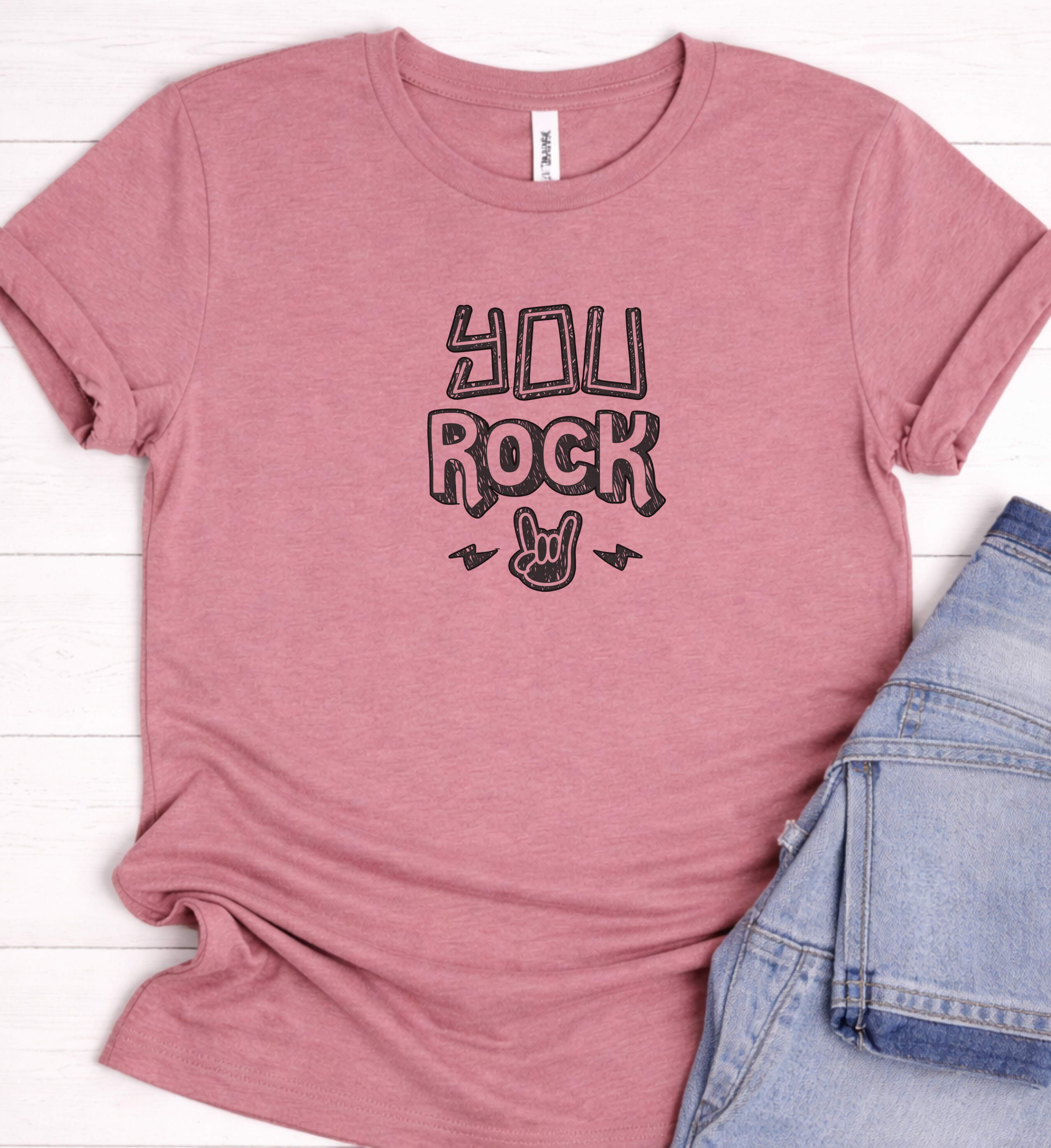 You Rock Shirt – Funny Music Graphic Tee