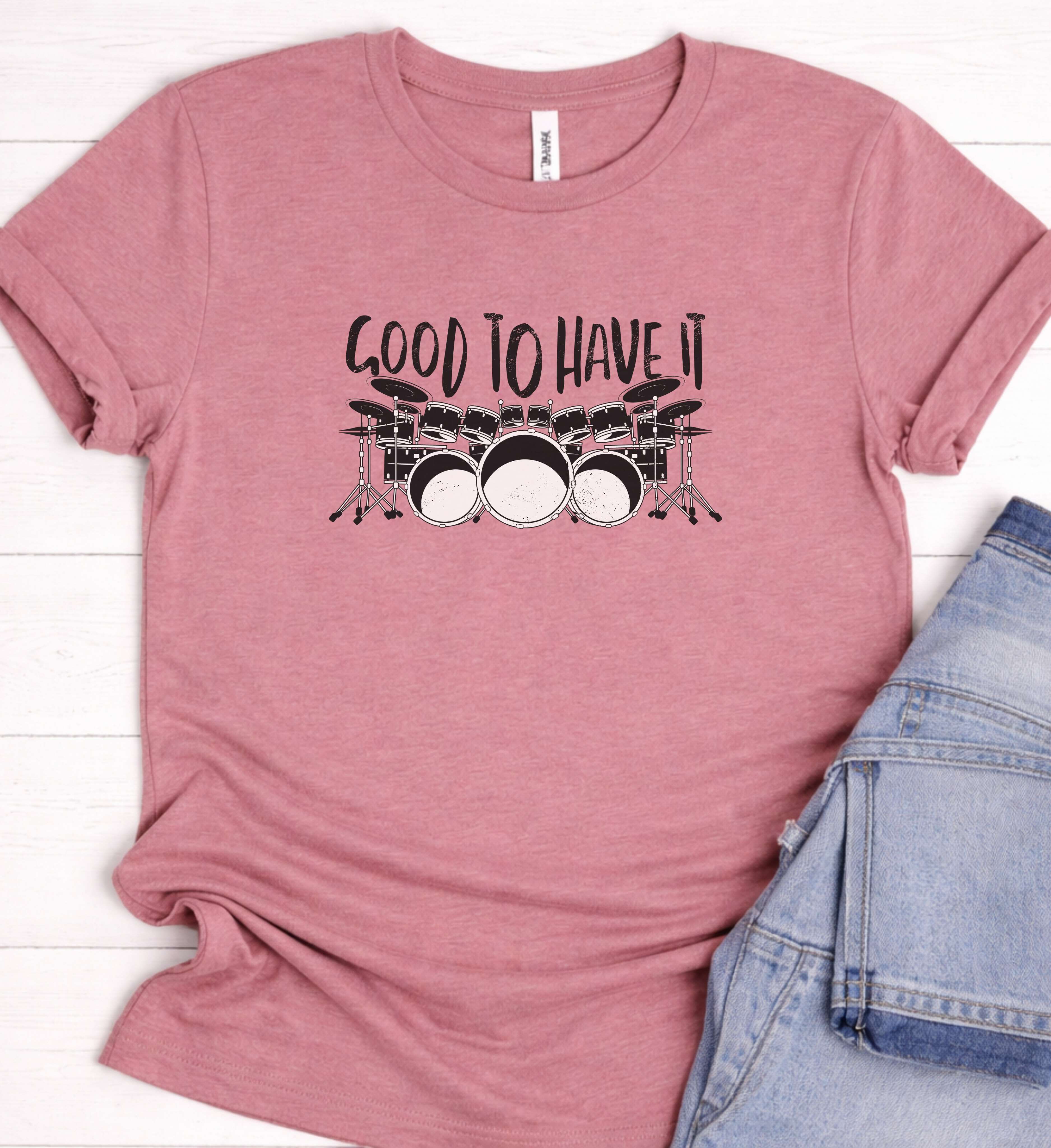 Drummer Shirt – Drum Kit Music Graphic Tee