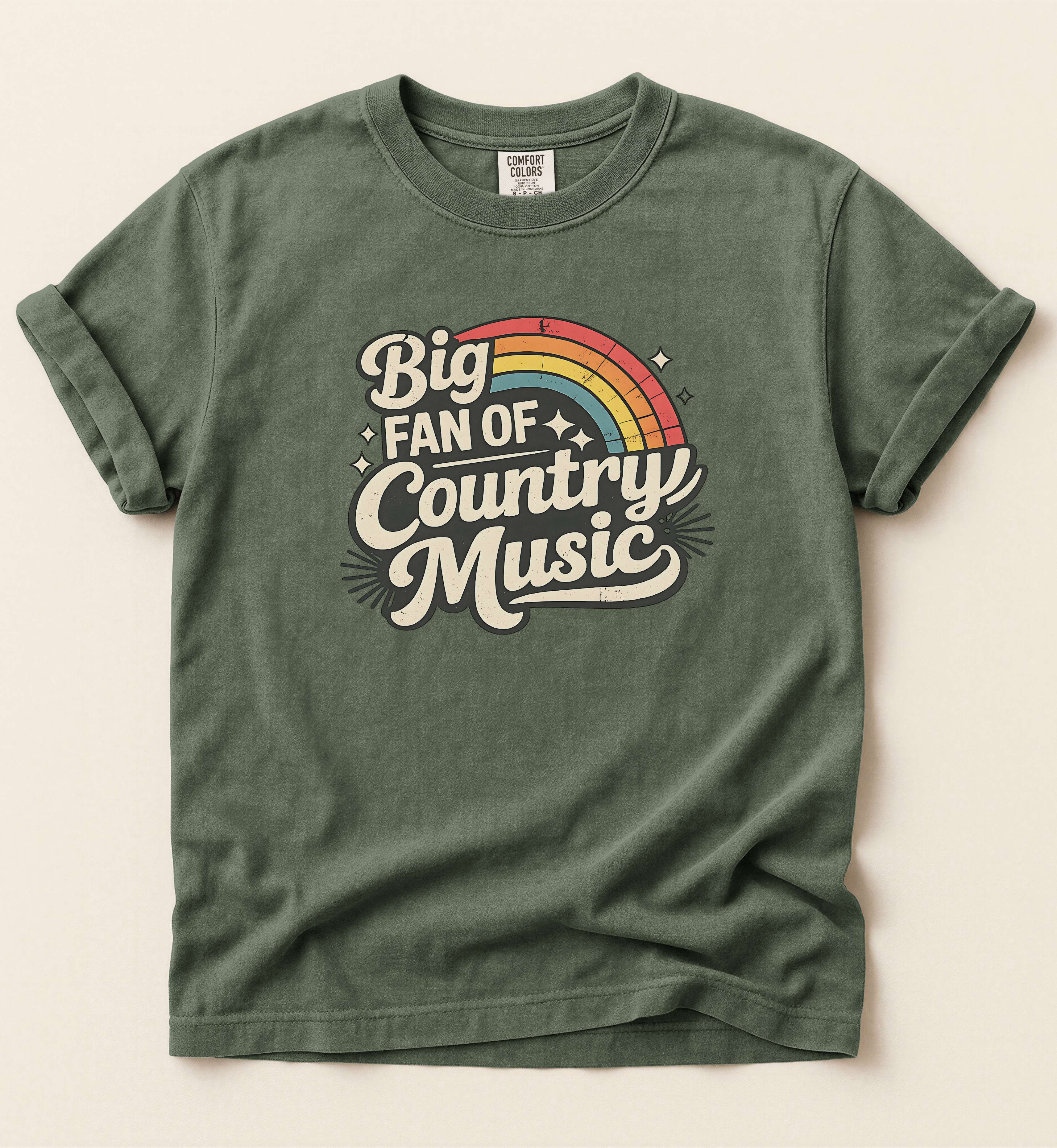 Big Fan Of Country Music T Shirt