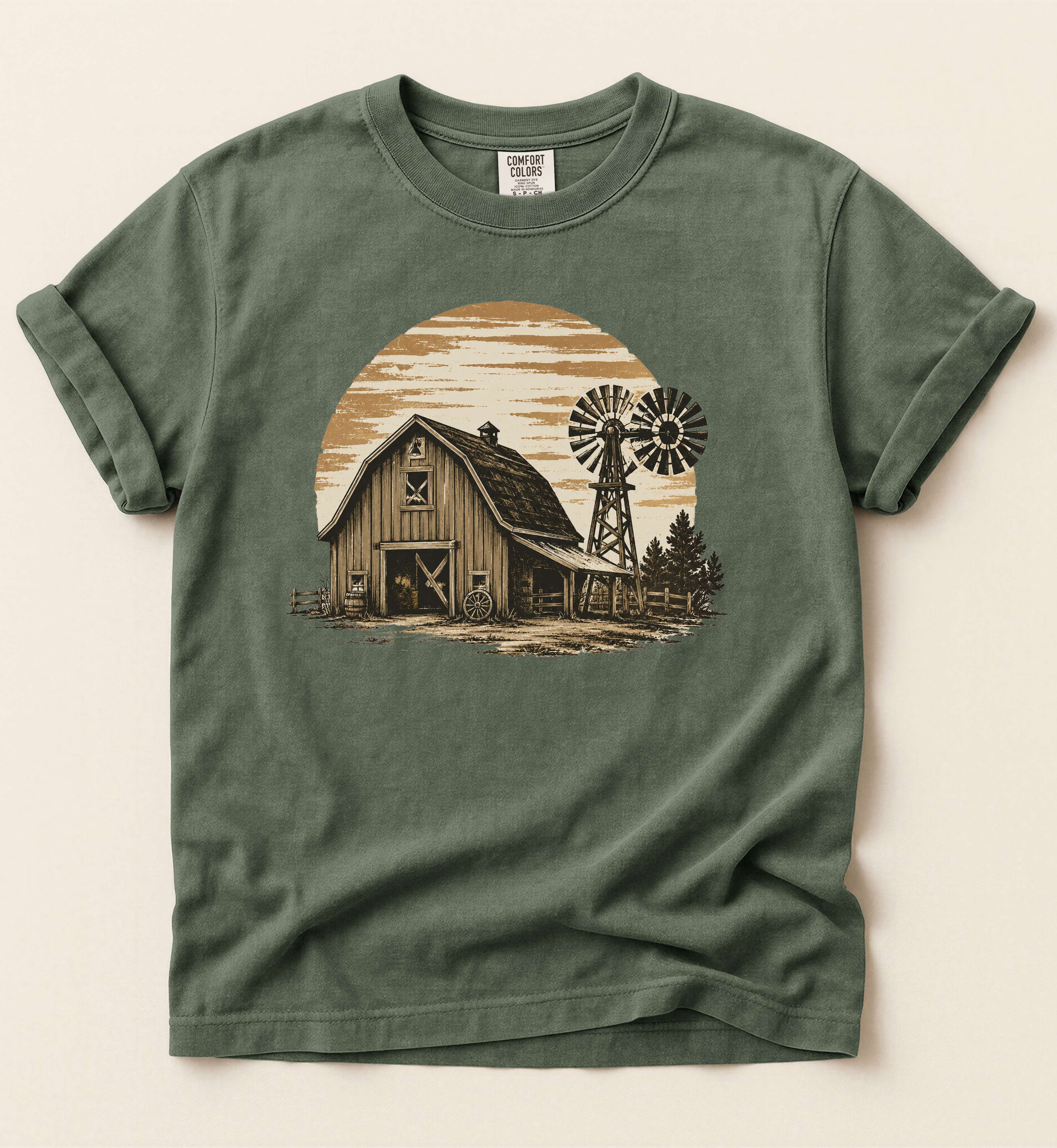 Rustic Barn Comfort Colors Shirt