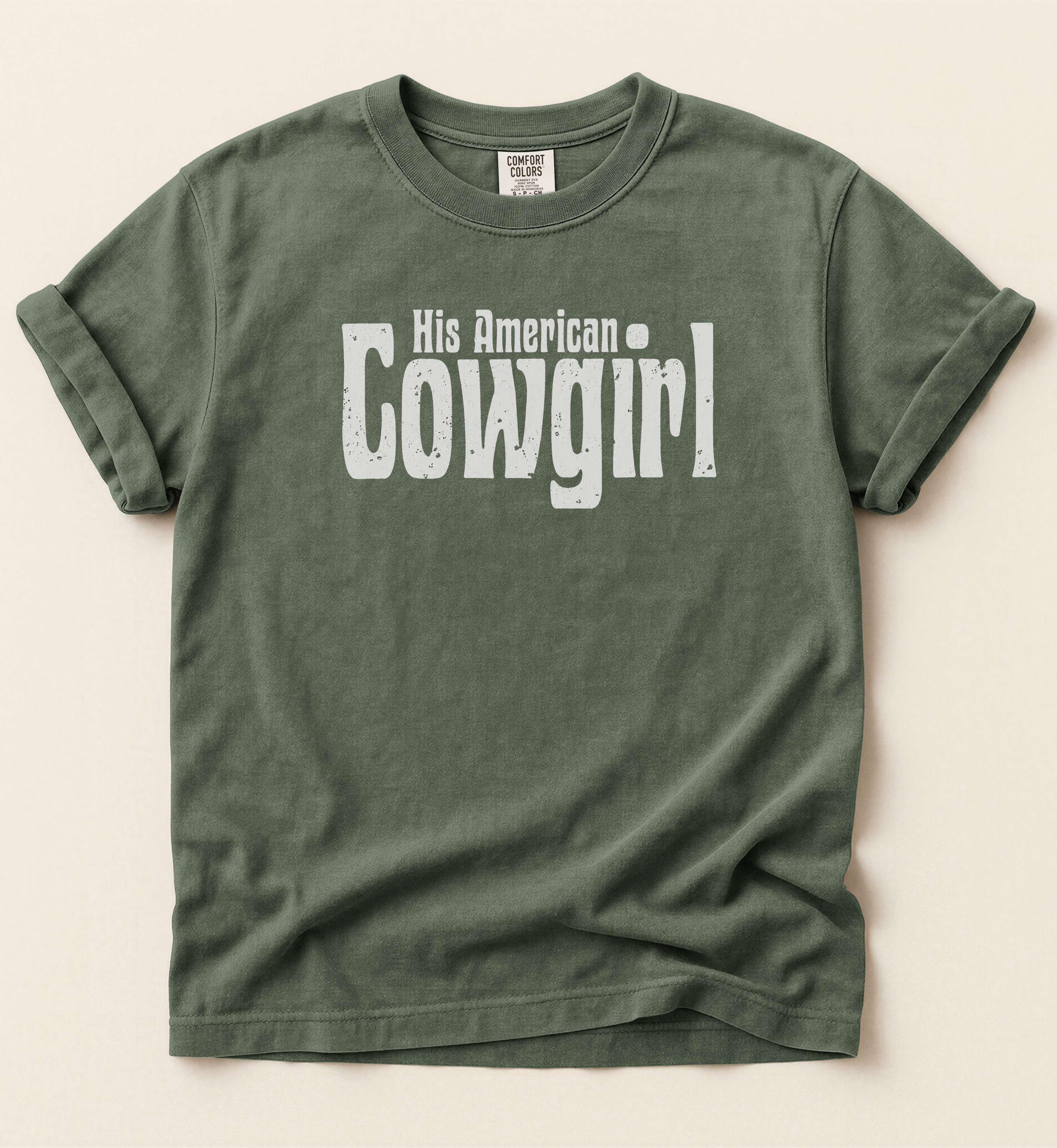 His American Cowgirl – Country Couple Tee