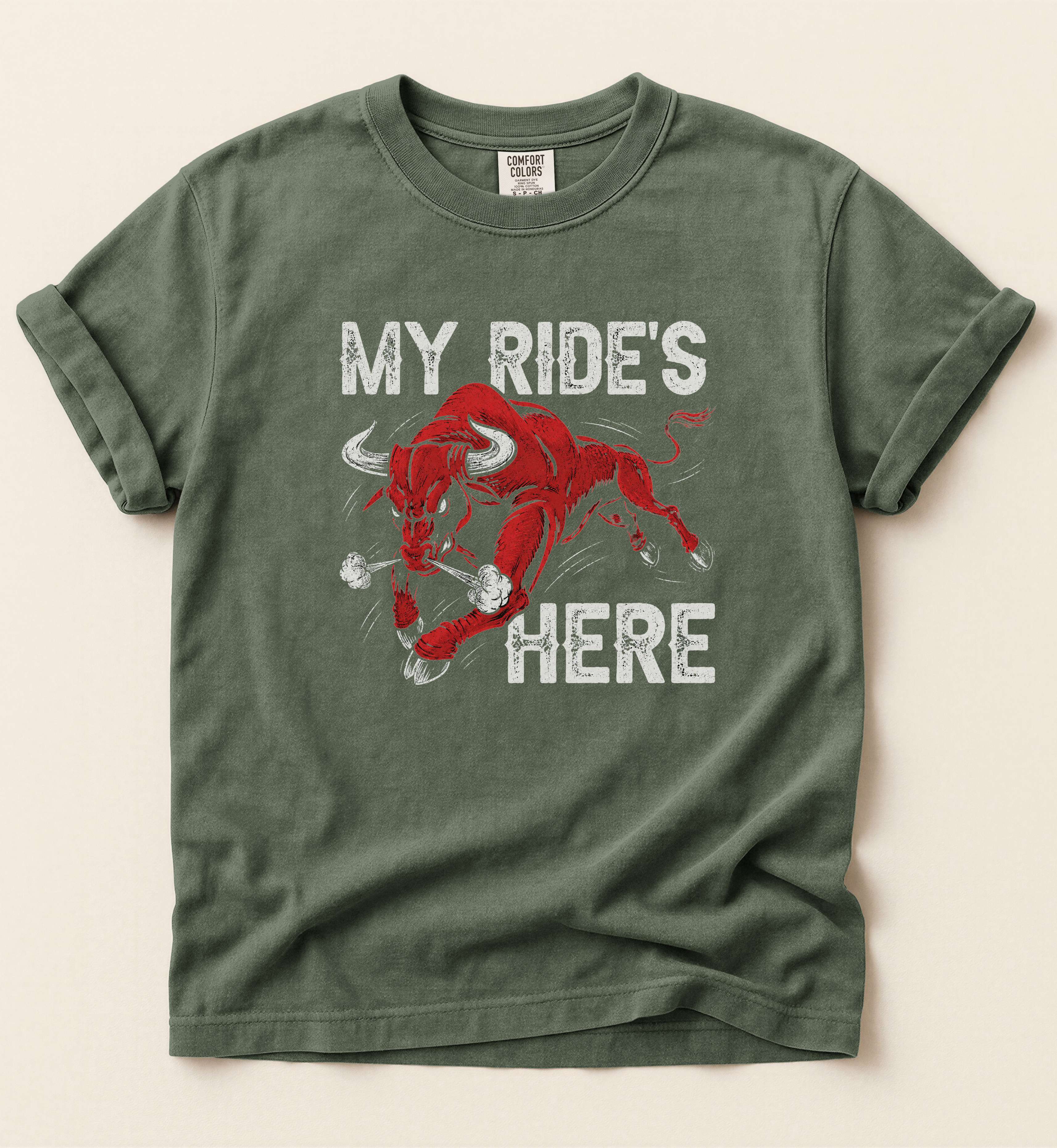 My Ride's Here – Rodeo Lifestyle Tee