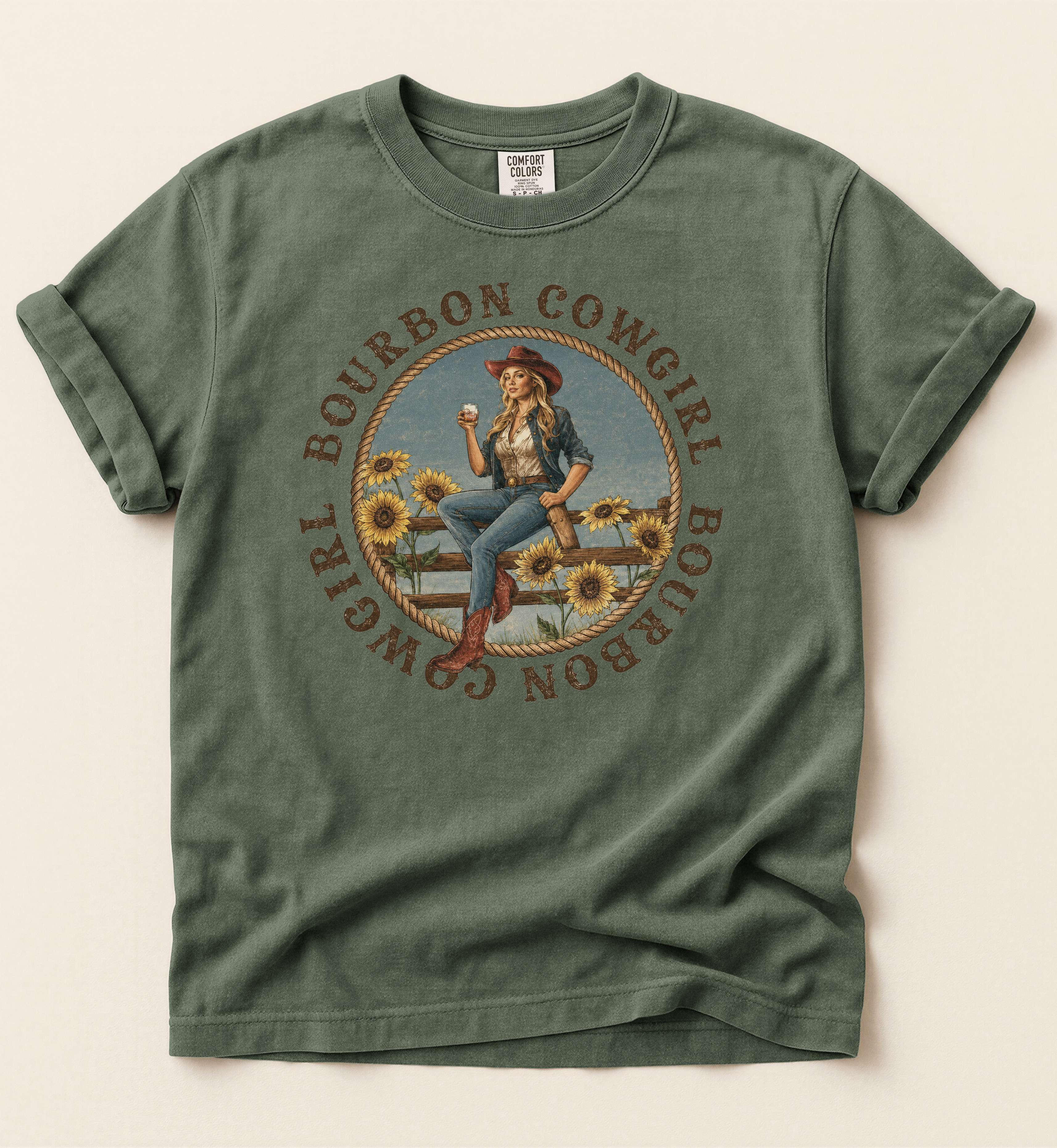 Bourbon Cowgirl – Western Lifestyle Tee