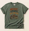 Music State Of Mind – Vintage Country Motorcycle Tee