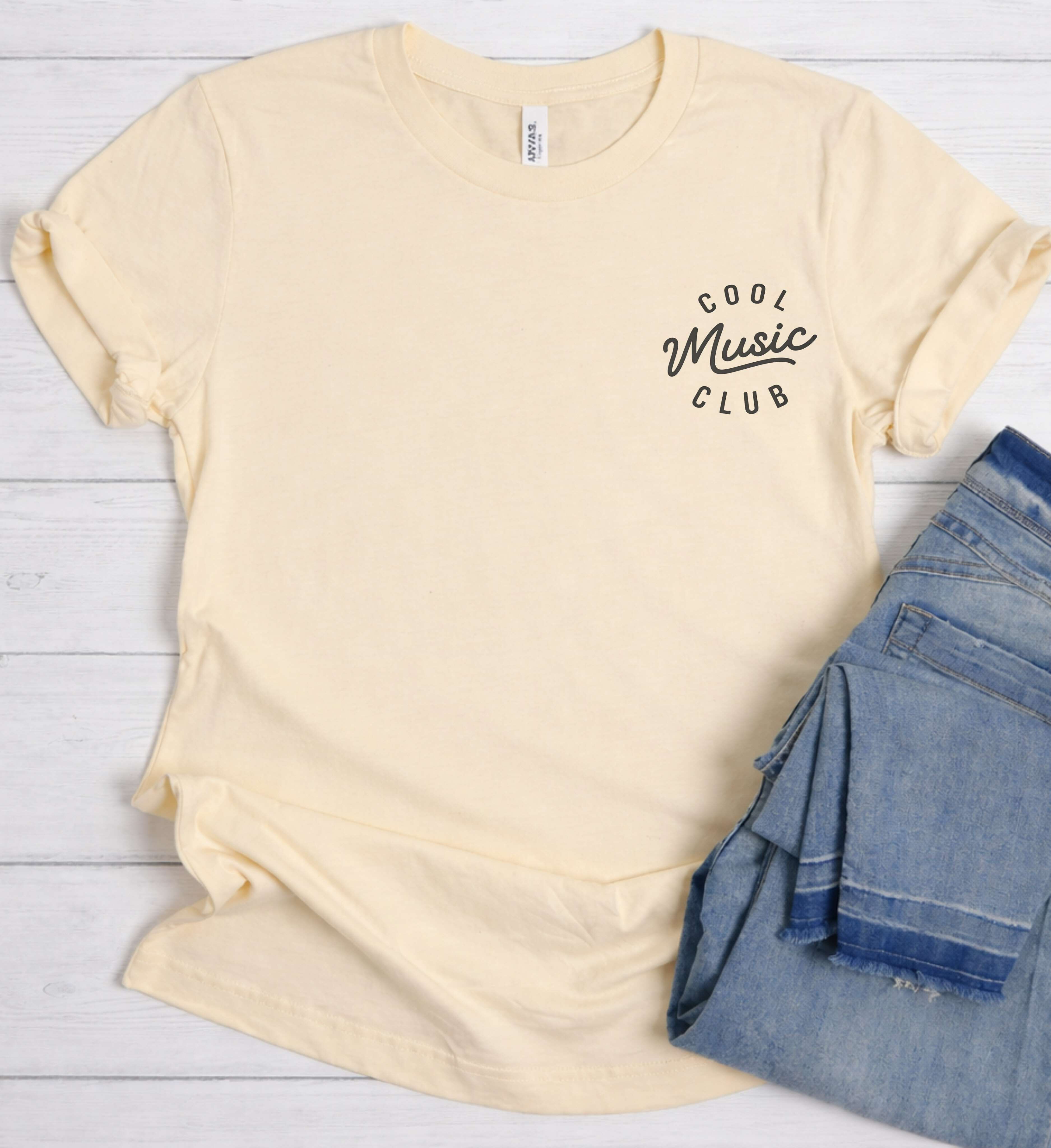 Cool Music Club Shirt – Minimalist Music Tee