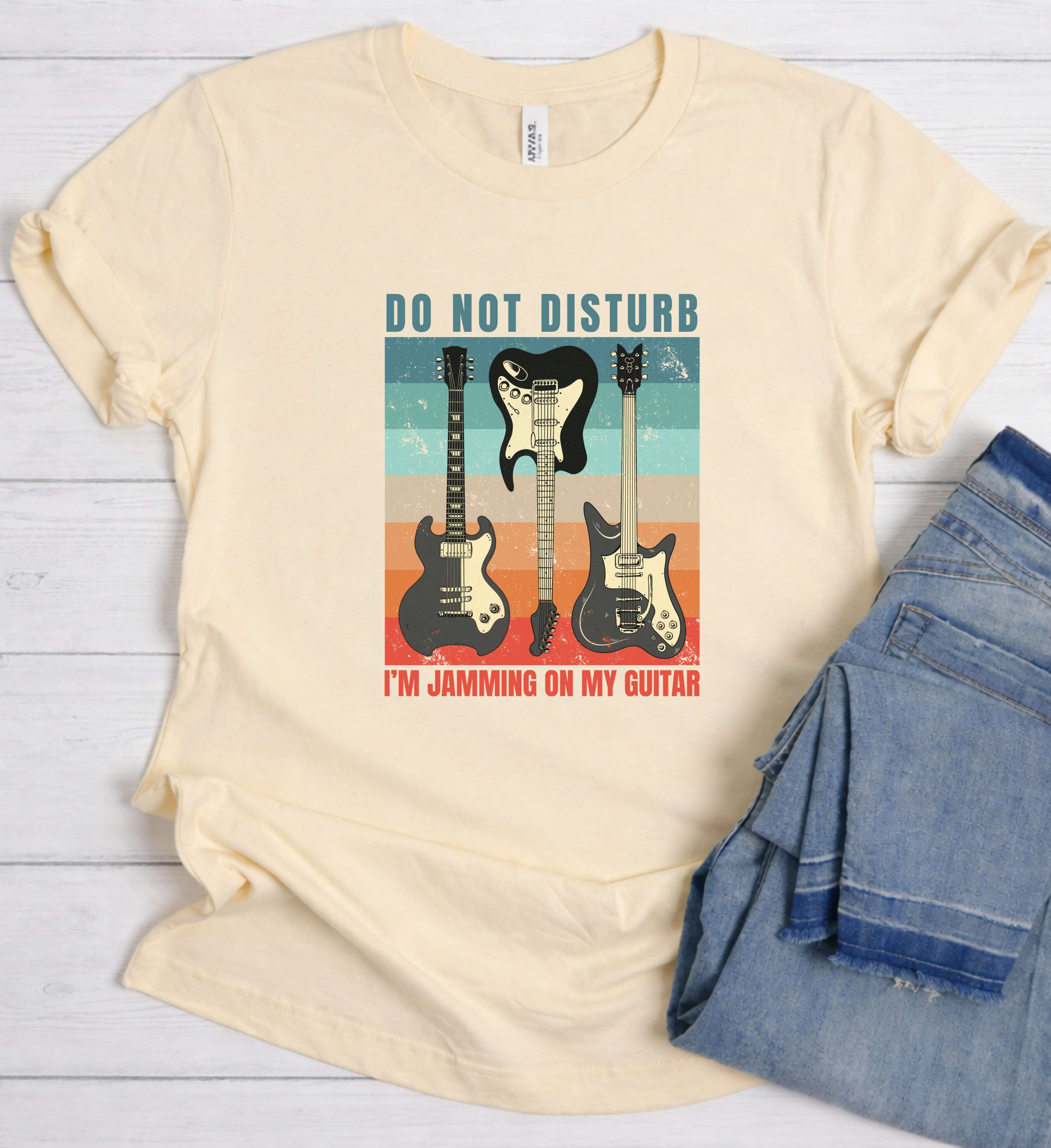 Guitar Player Shirt – Do Not Disturb I’m Jamming Tee