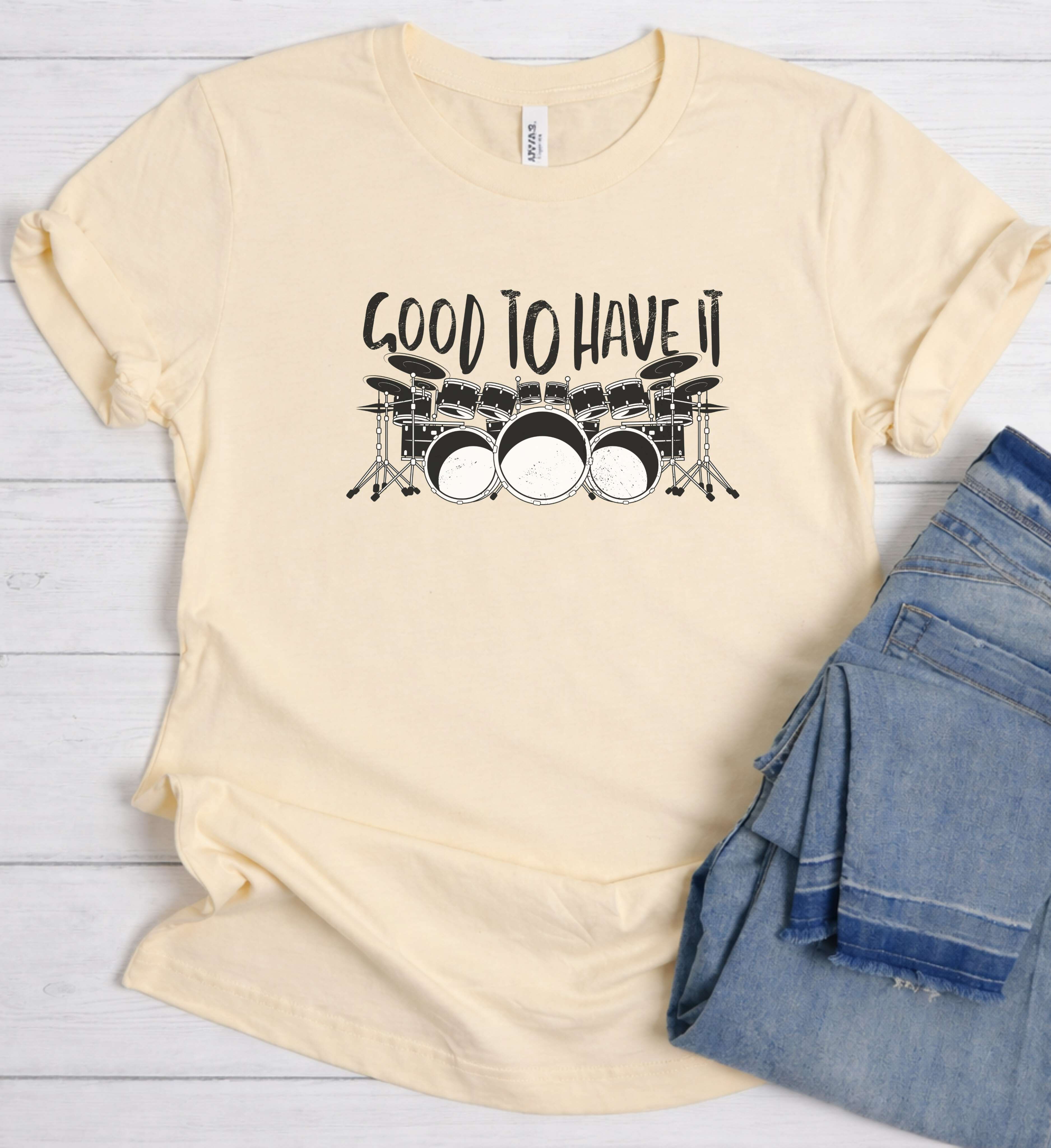 Drummer Shirt – Drum Kit Music Graphic Tee