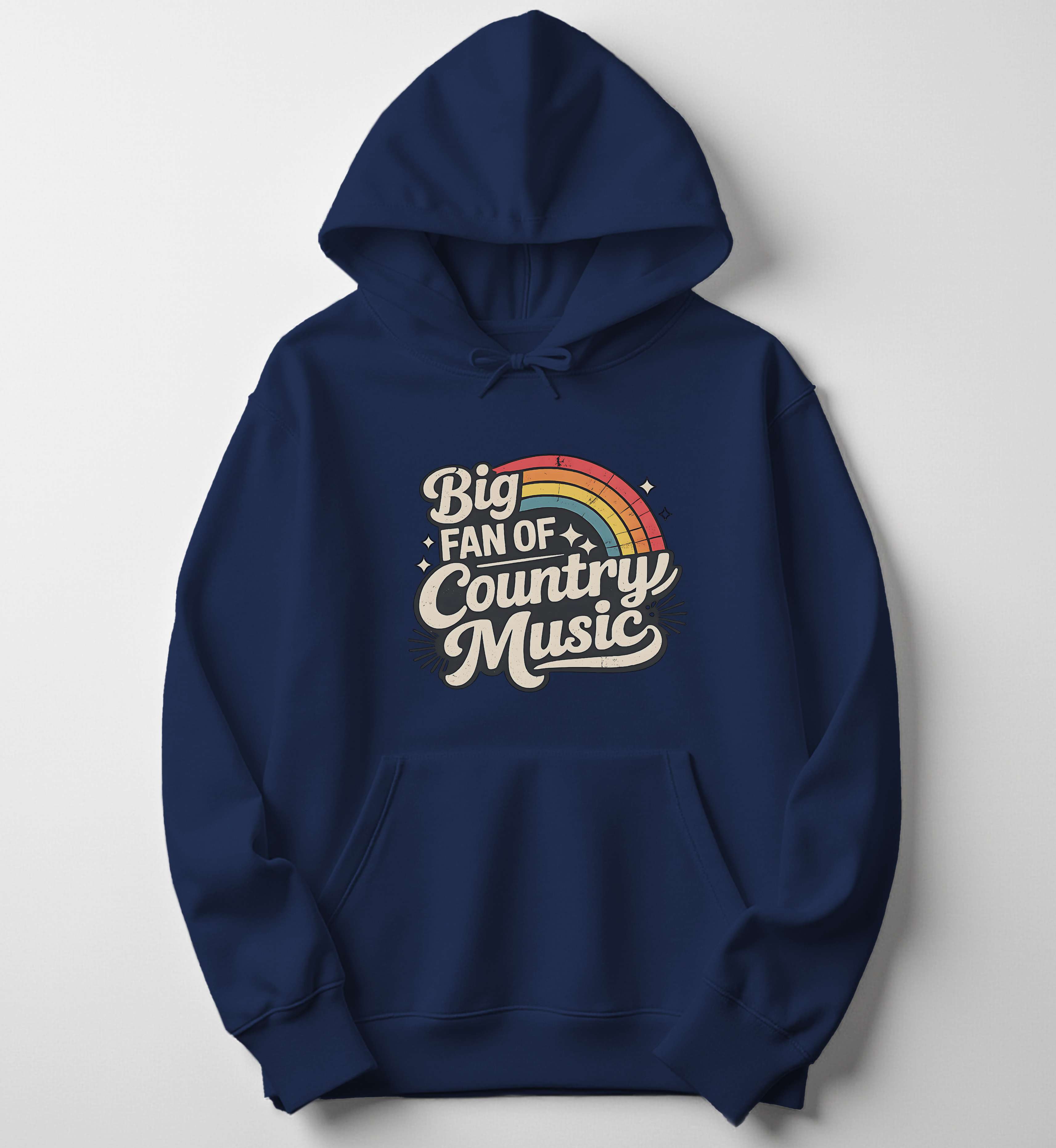 Big Fan of Country Music Hoodie – Vintage Western Music Hoodie