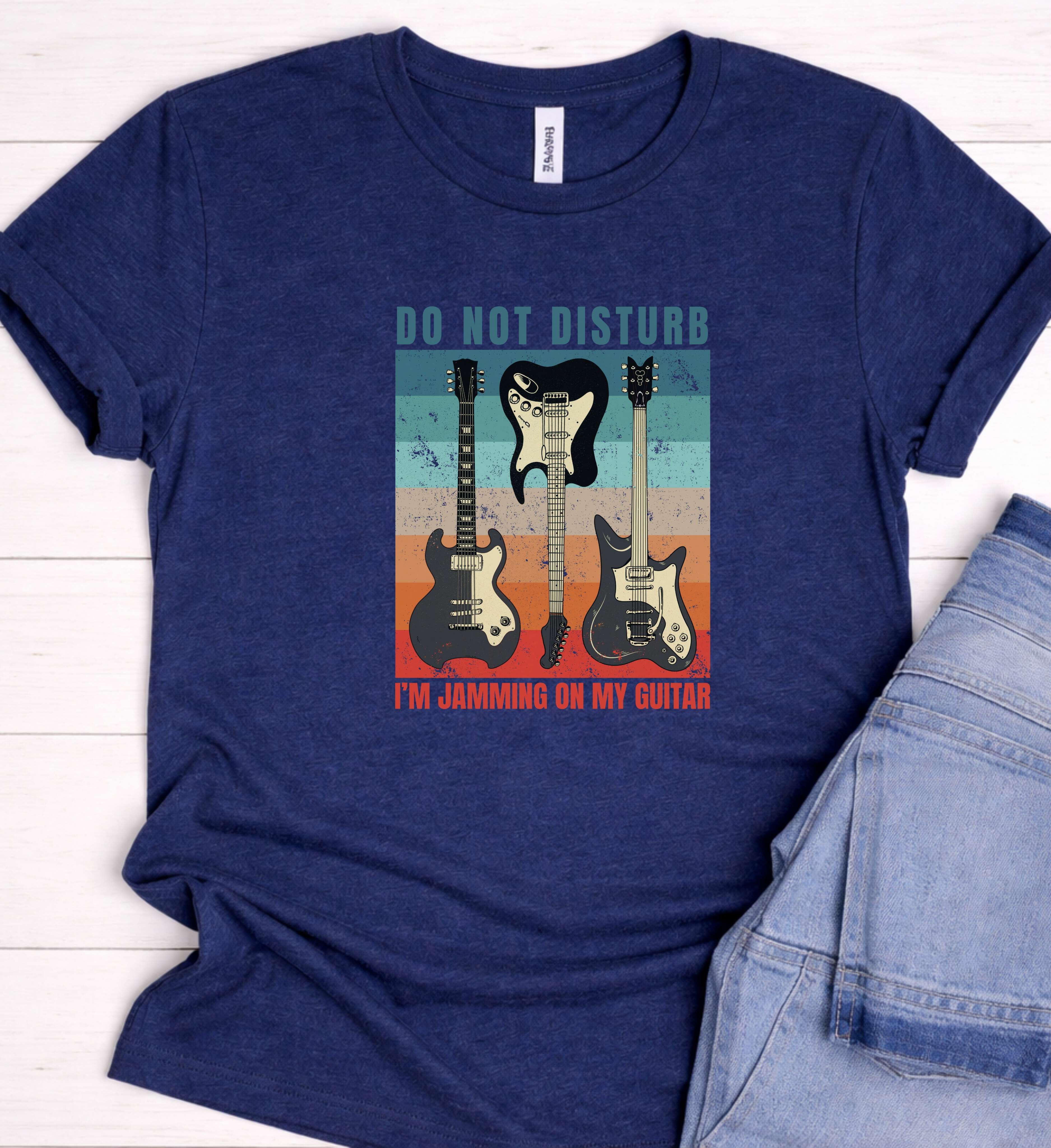 Guitar Player Shirt – Do Not Disturb I’m Jamming Tee