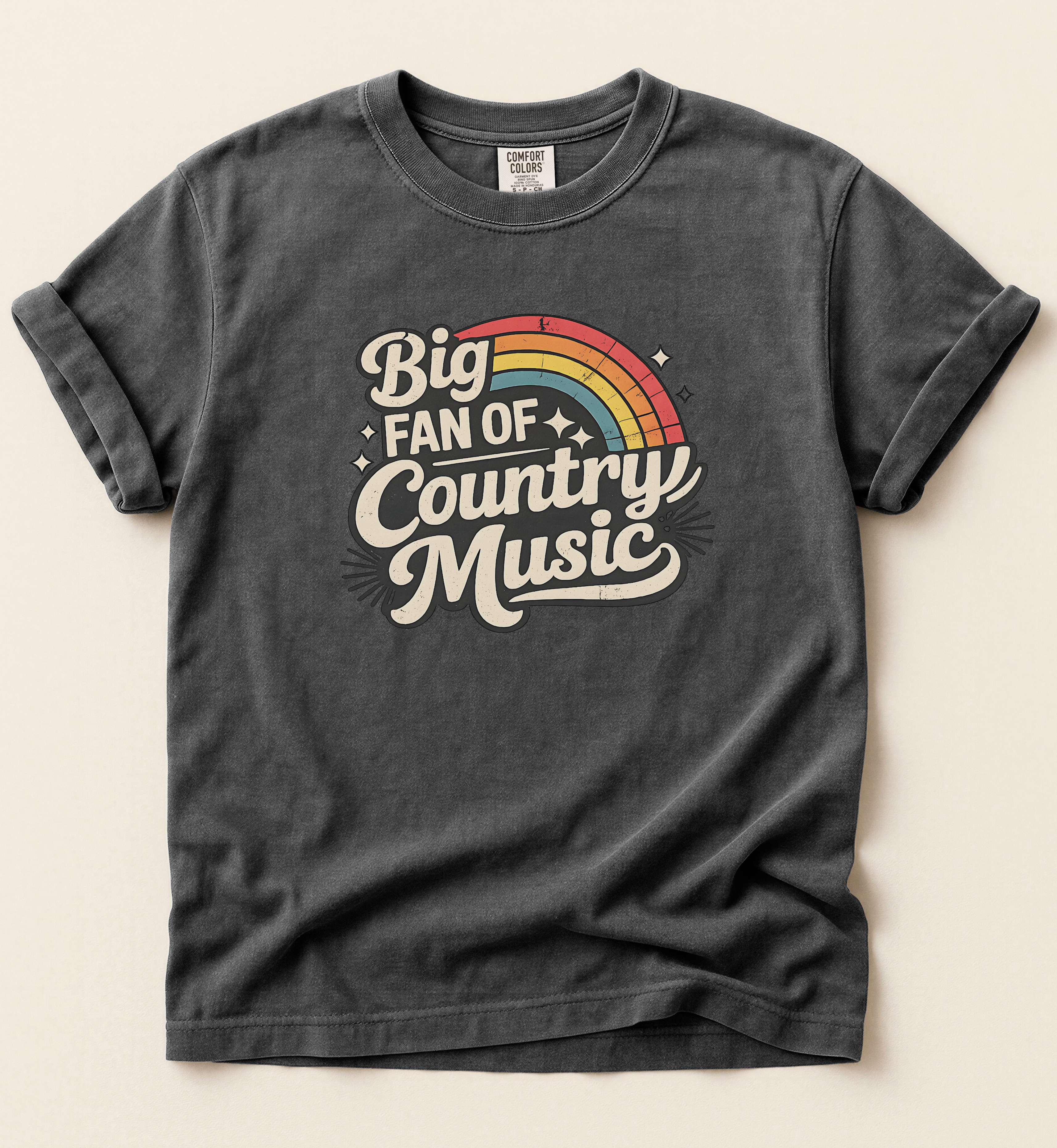 Big Fan Of Country Music T Shirt