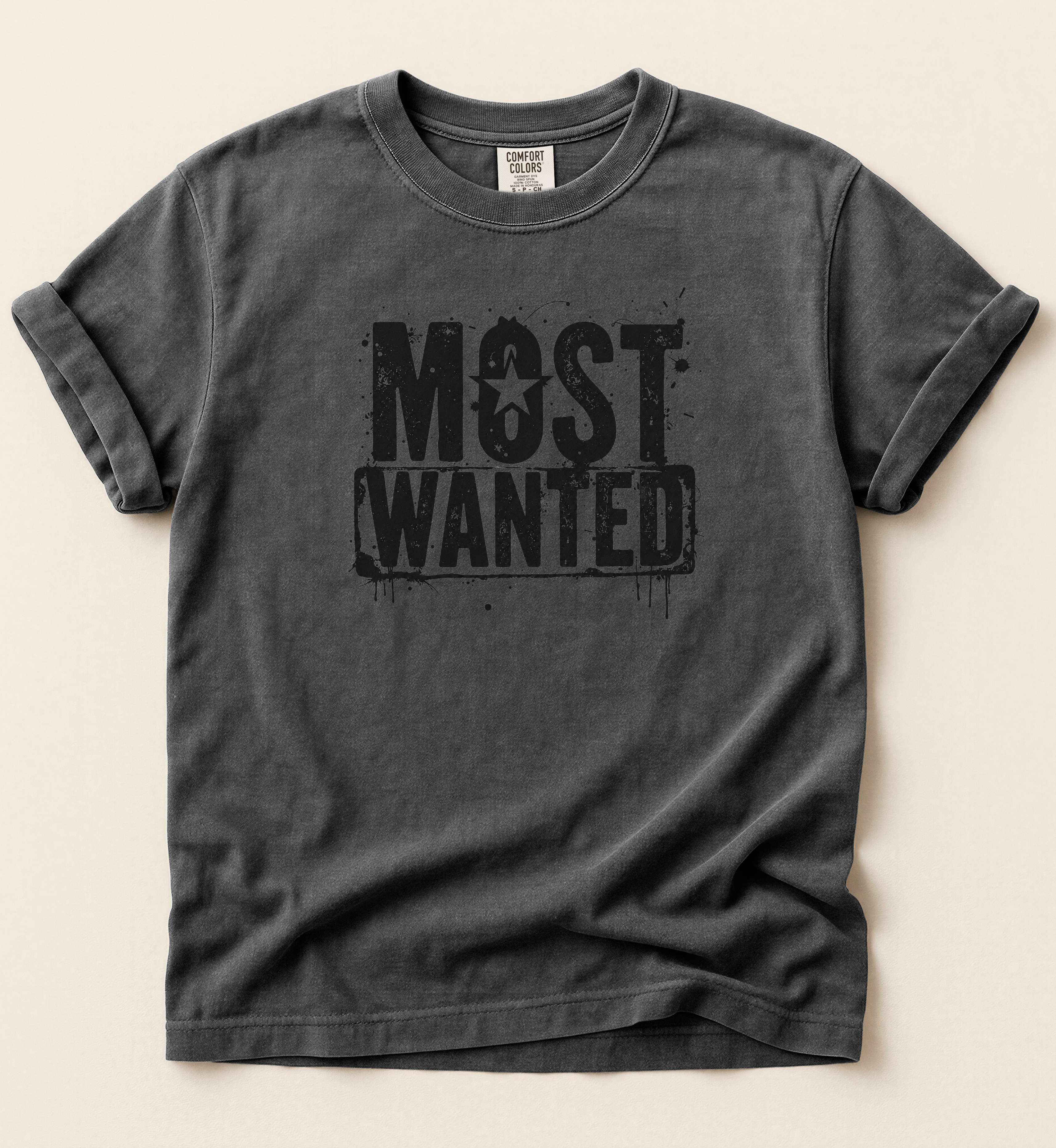 Most Wanted Shirt – Vintage Outlaw Country Graphic Tee