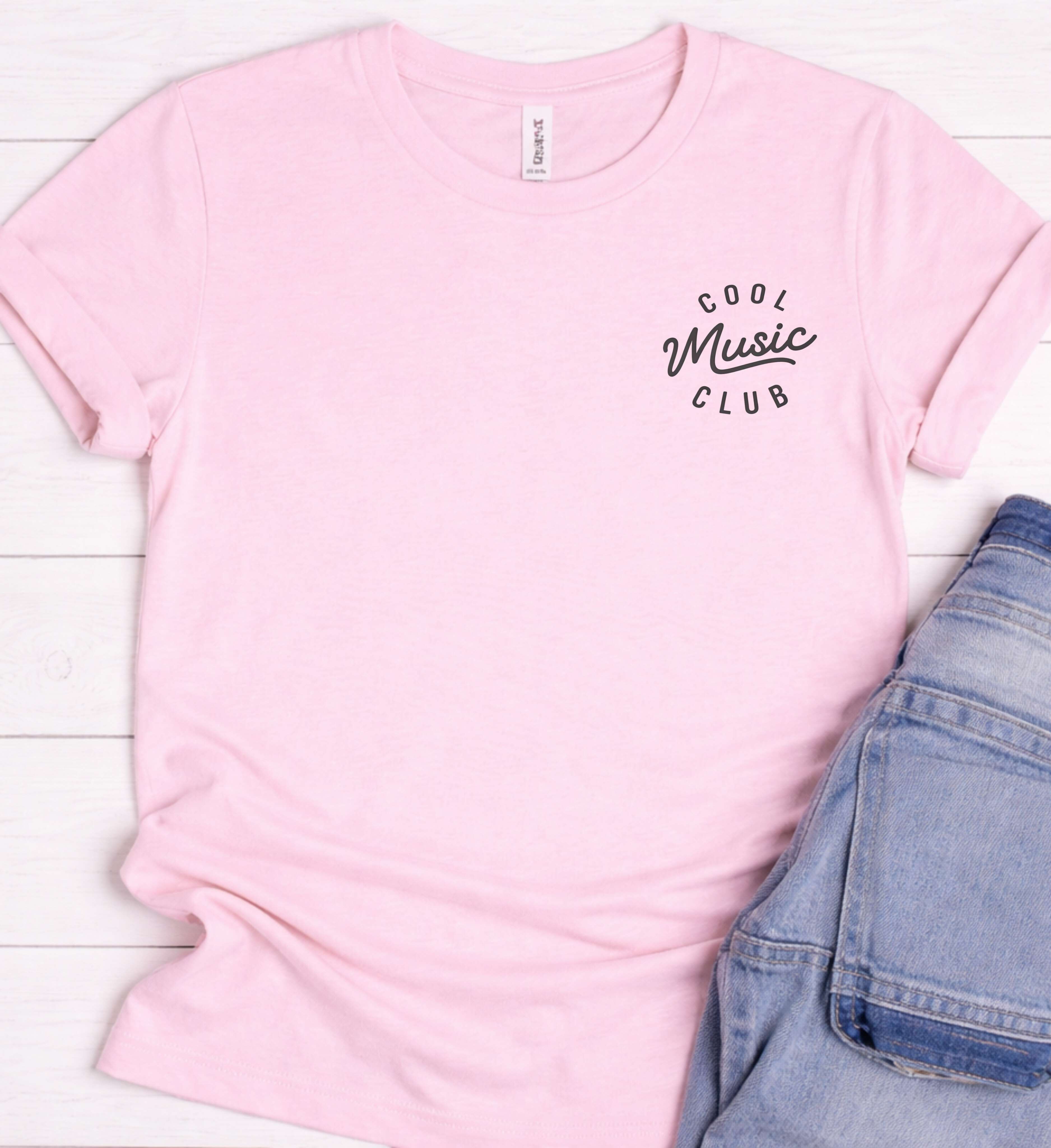 Cool Music Club Shirt – Minimalist Music Tee