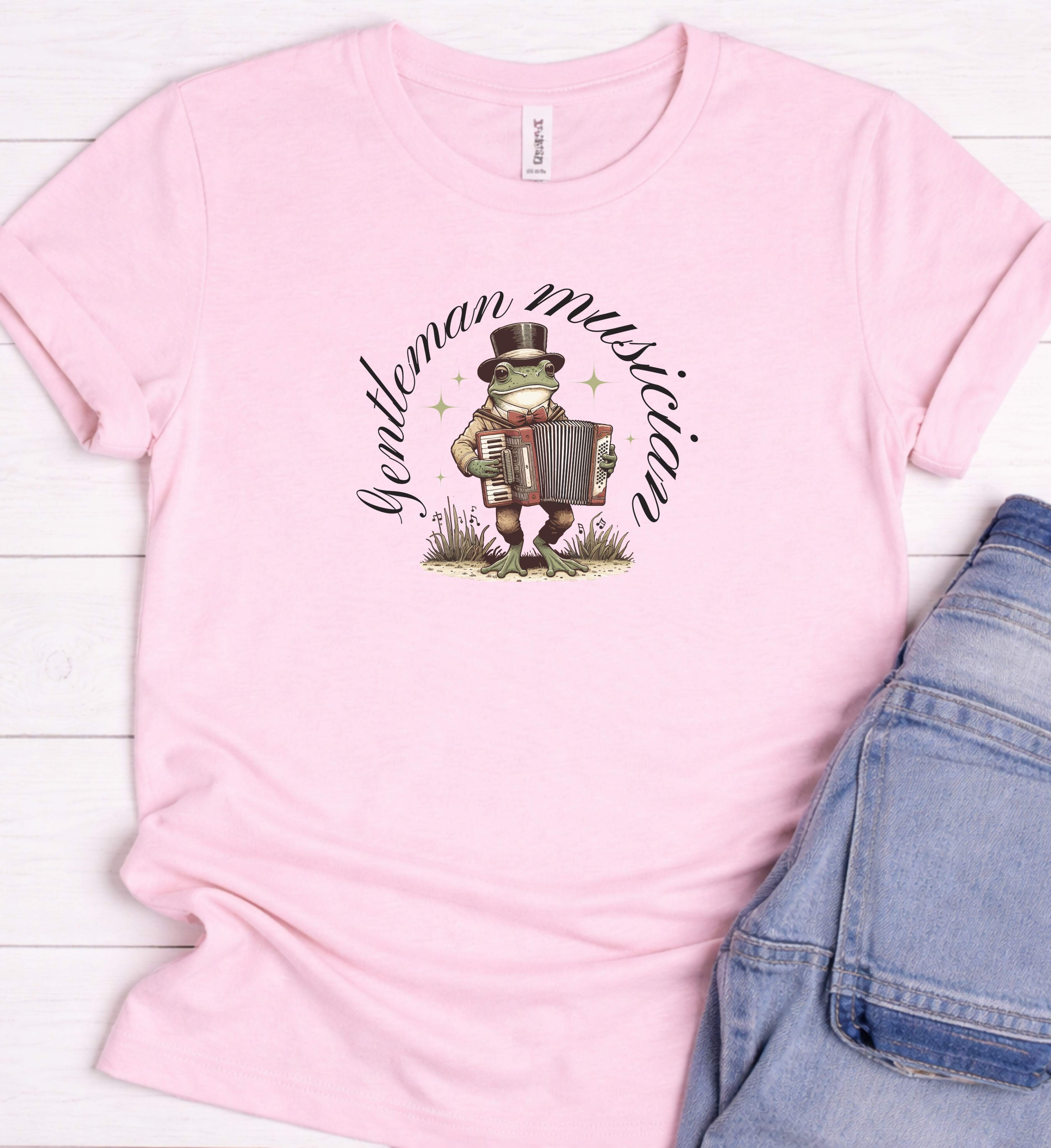 Funny Frog Music Shirt – Accordion Frog Tee