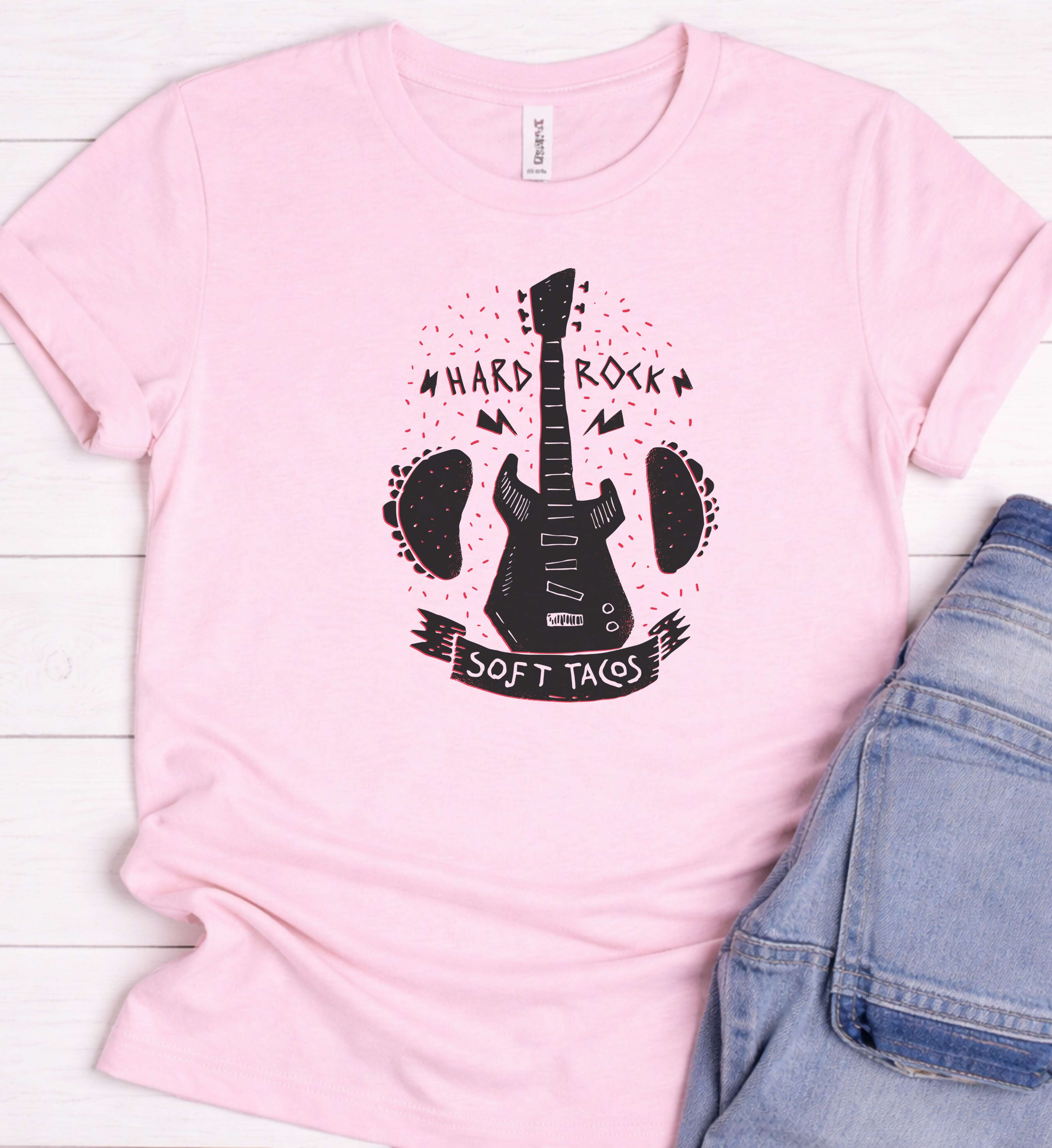 Hard Rock Soft Tacos Shirt – Funny Rock Music Tee
