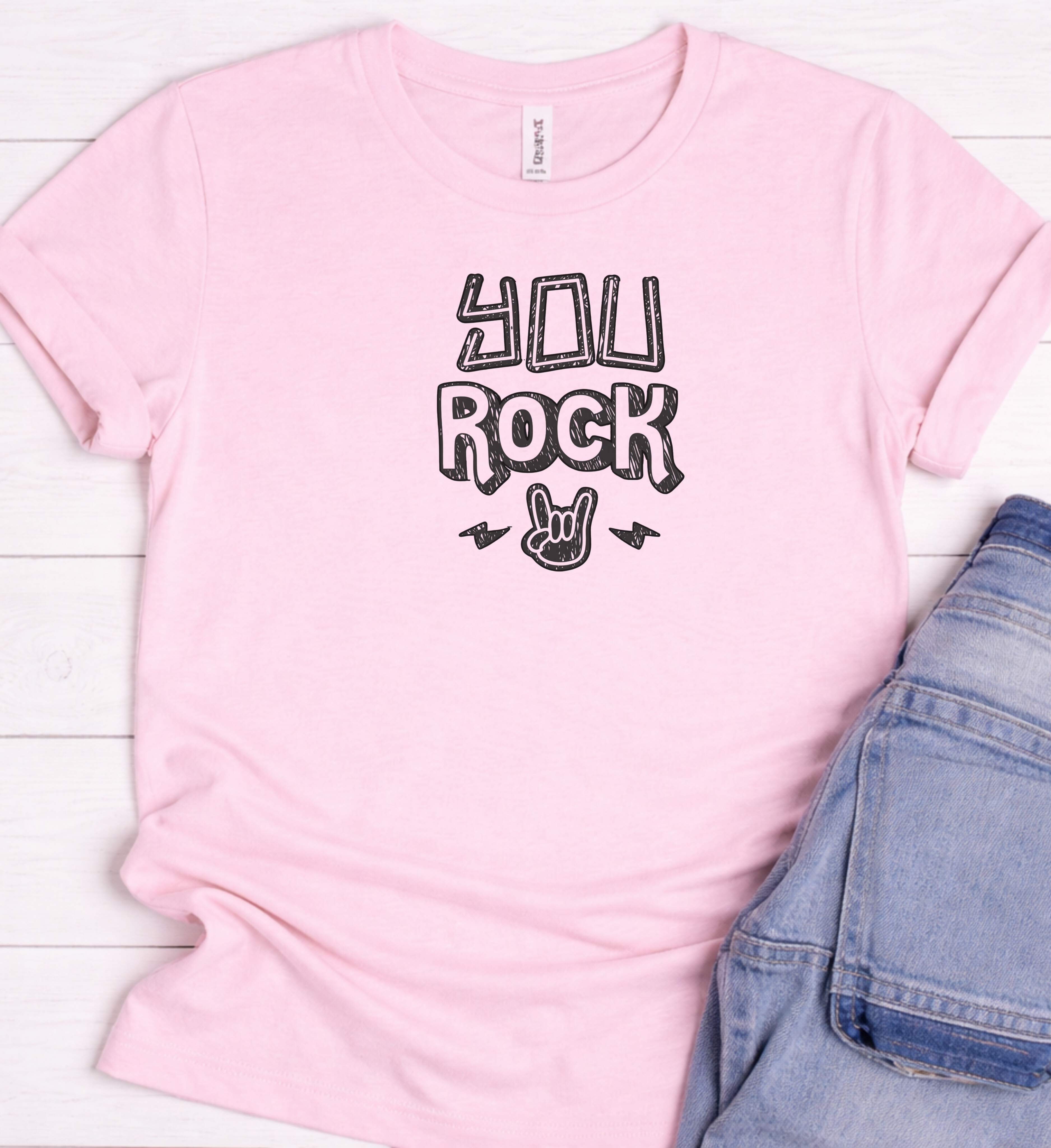 You Rock Shirt – Funny Music Graphic Tee