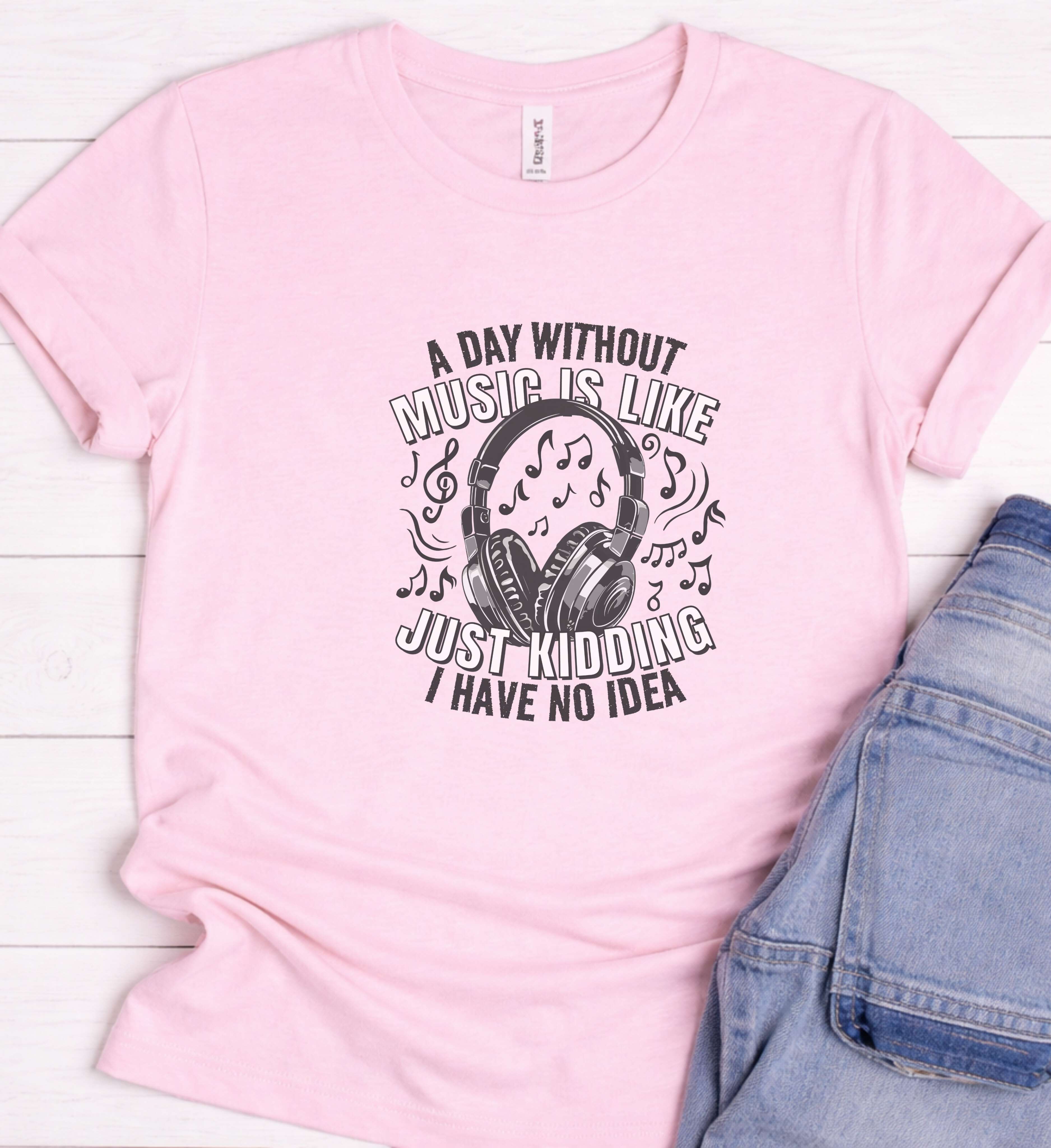 Music Is Life Headphone Shirt