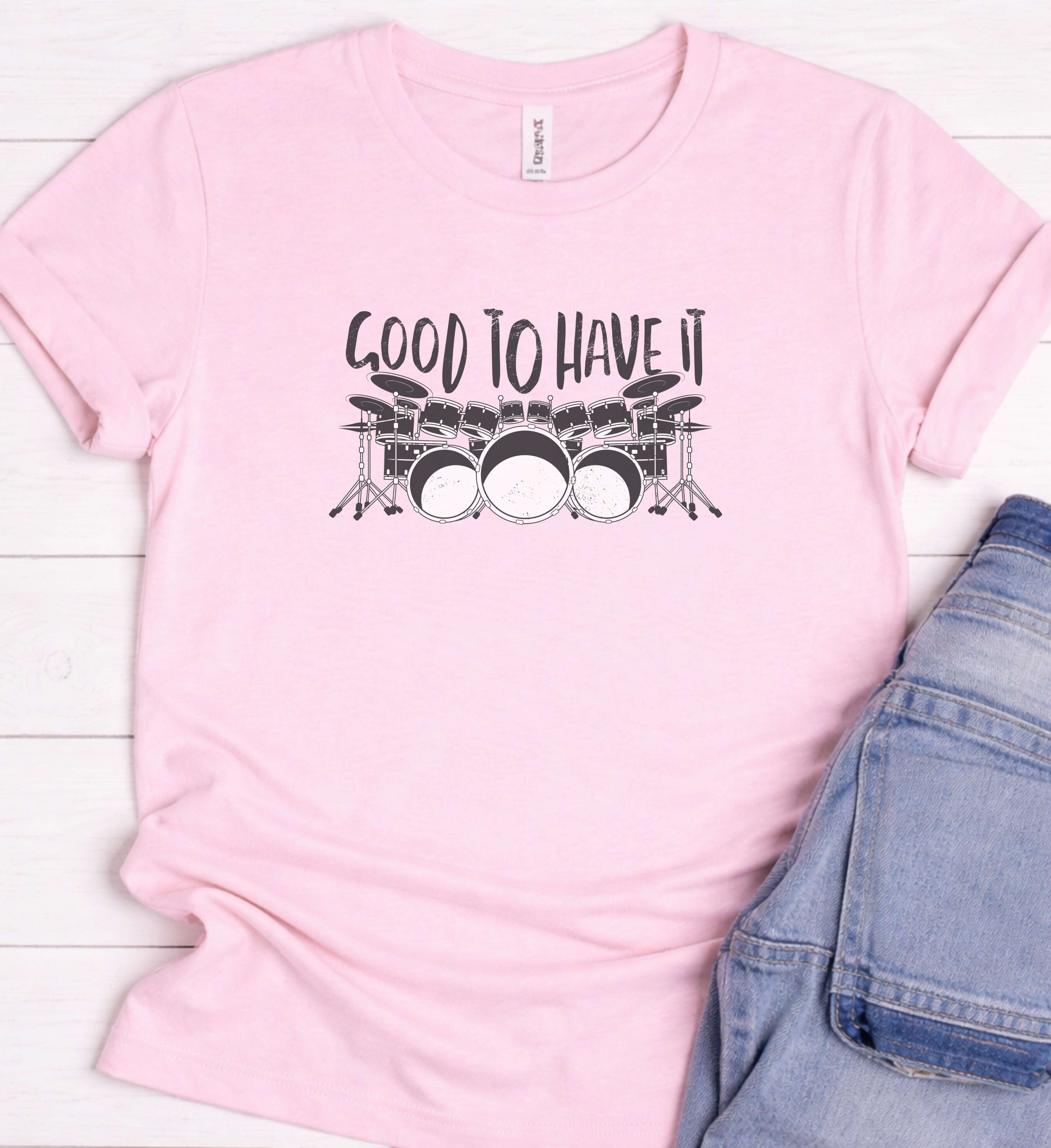 Drummer Shirt – Drum Kit Music Graphic Tee