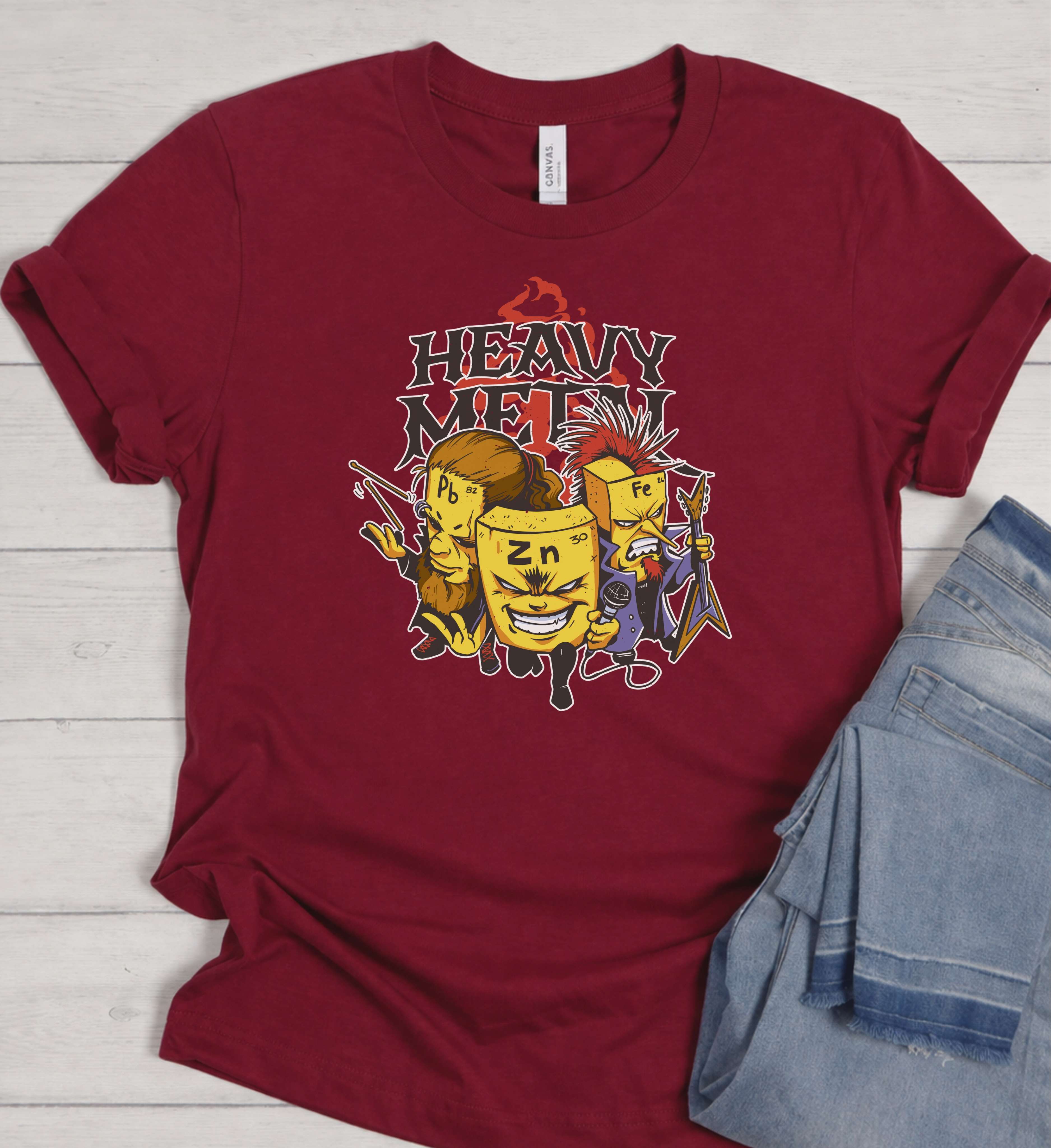 Heavy Metal Chemistry Shirt – Funny Science Music Tee