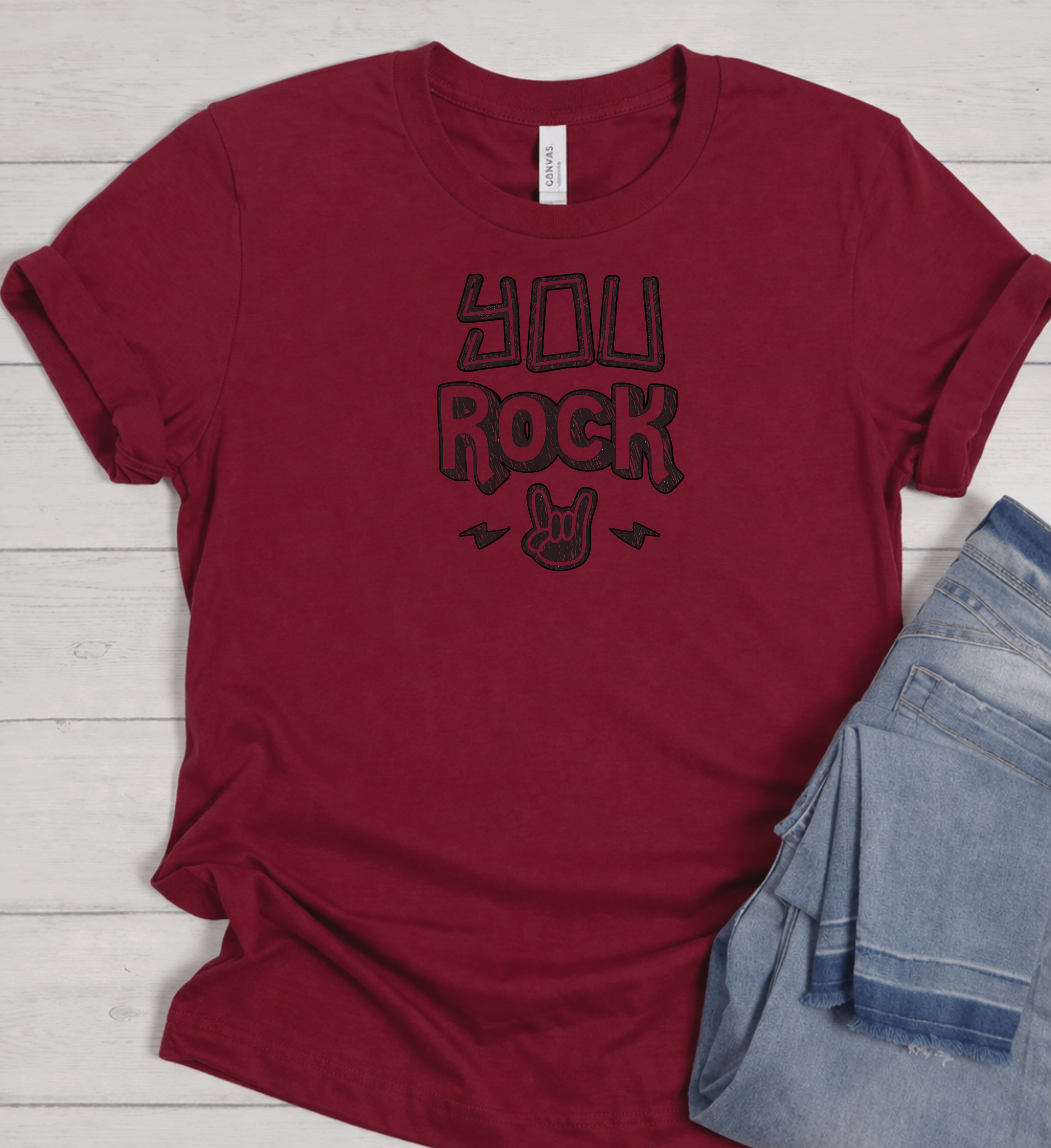 You Rock Shirt – Funny Music Graphic Tee