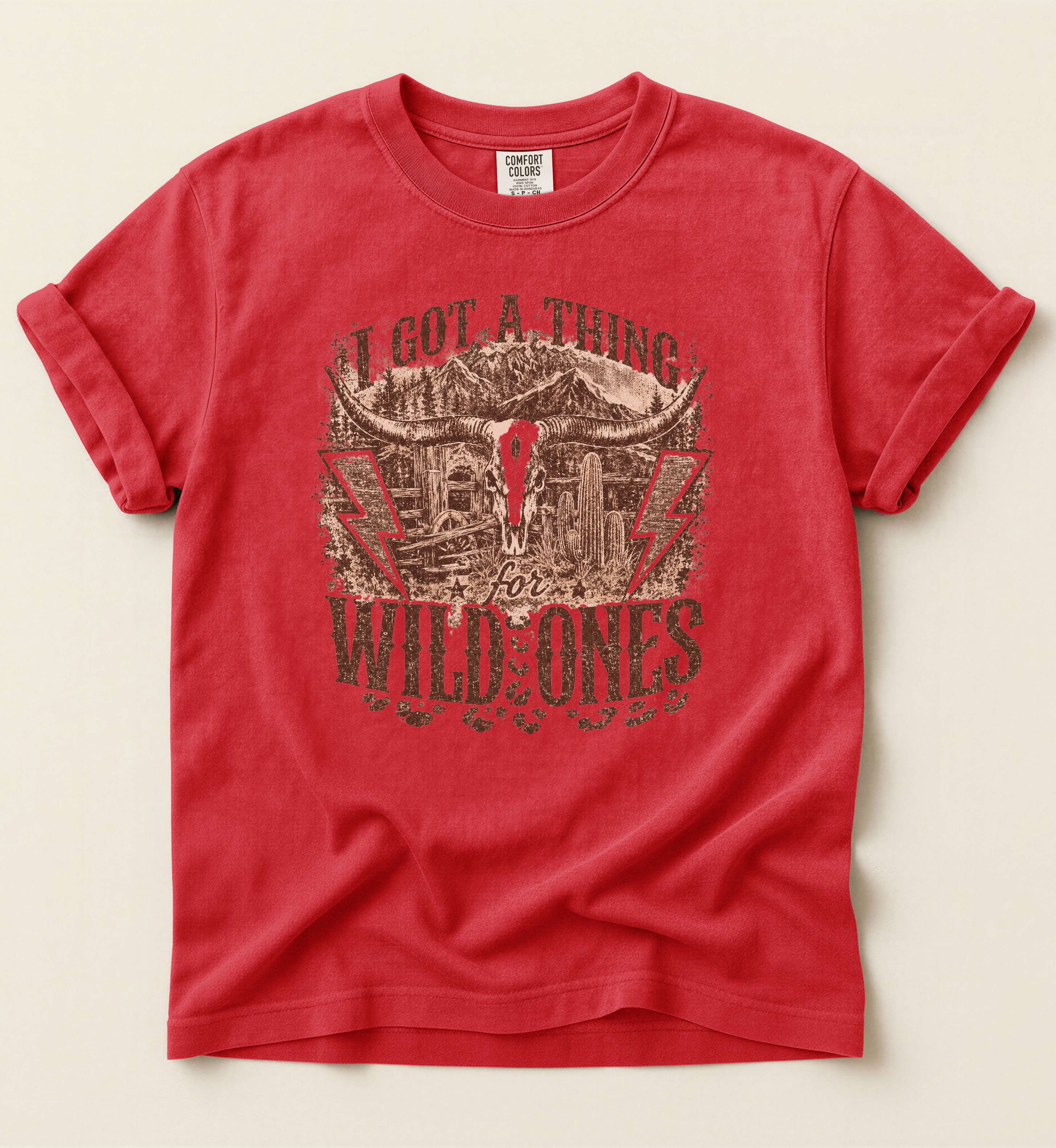 I Got A Thing For Wild Ones Shirt – Vintage Outlaw Country Graphic Tee