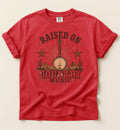 Raised On Country Music Shirt – Vintage Banjo Country Tee
