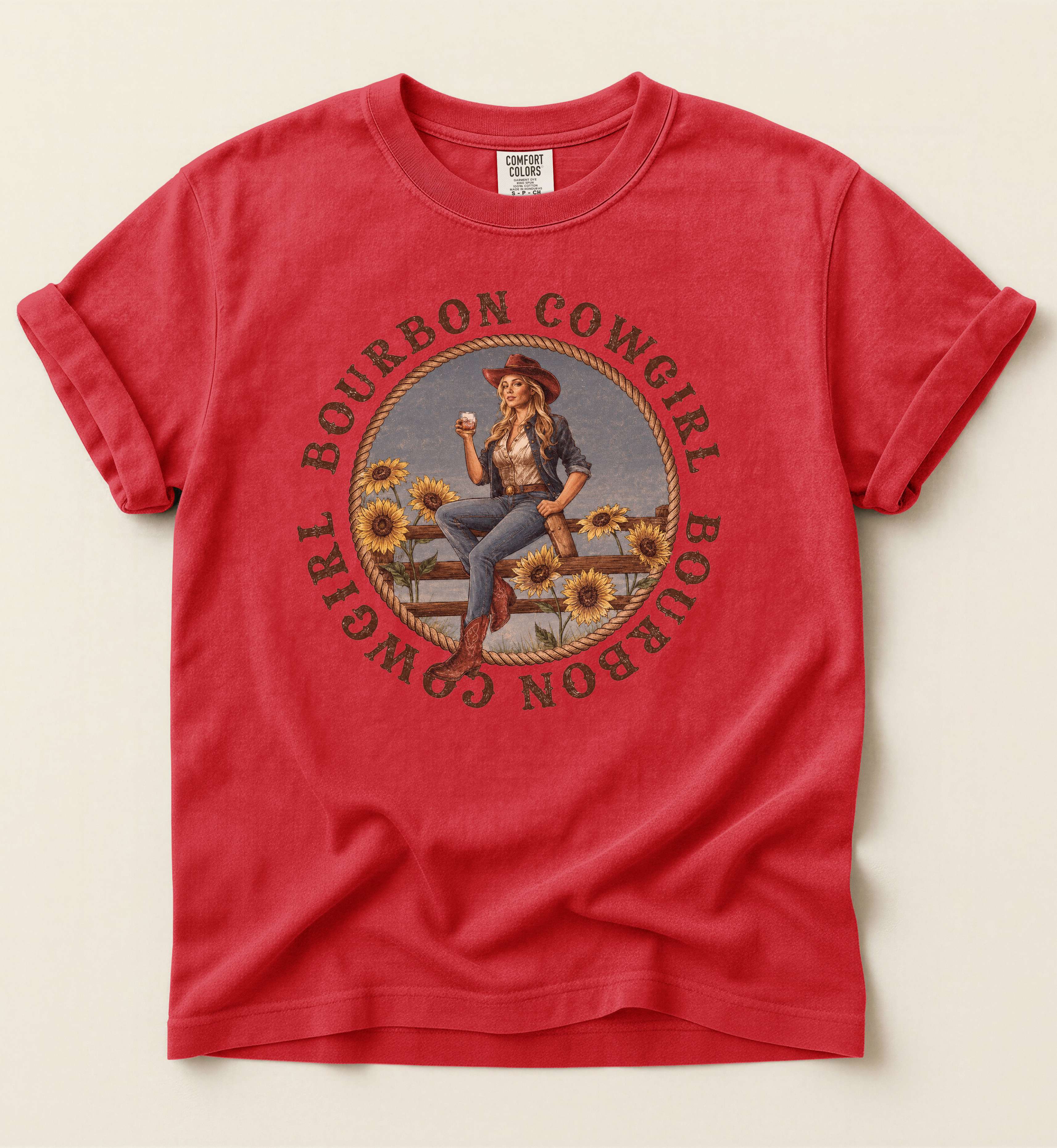 Bourbon Cowgirl – Western Lifestyle Tee