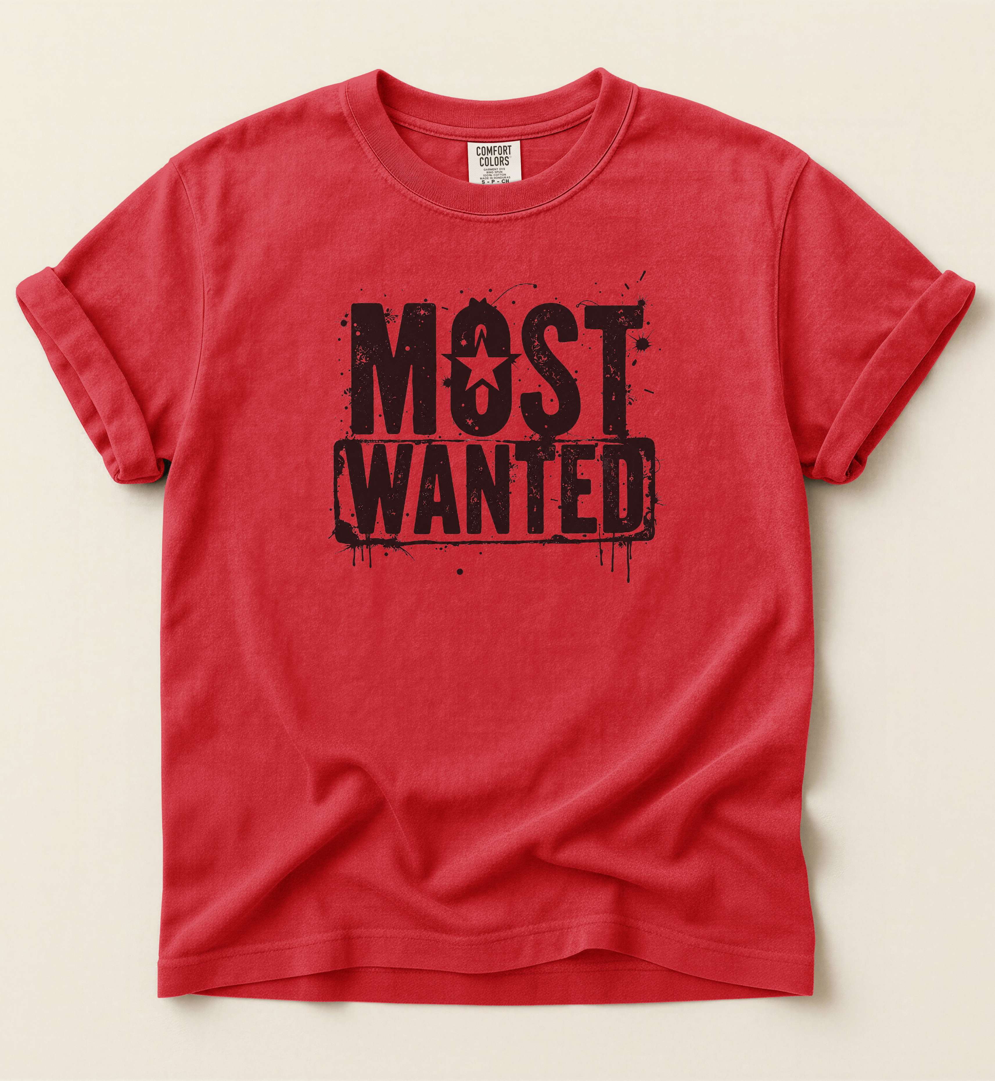 Most Wanted Shirt – Vintage Outlaw Country Graphic Tee