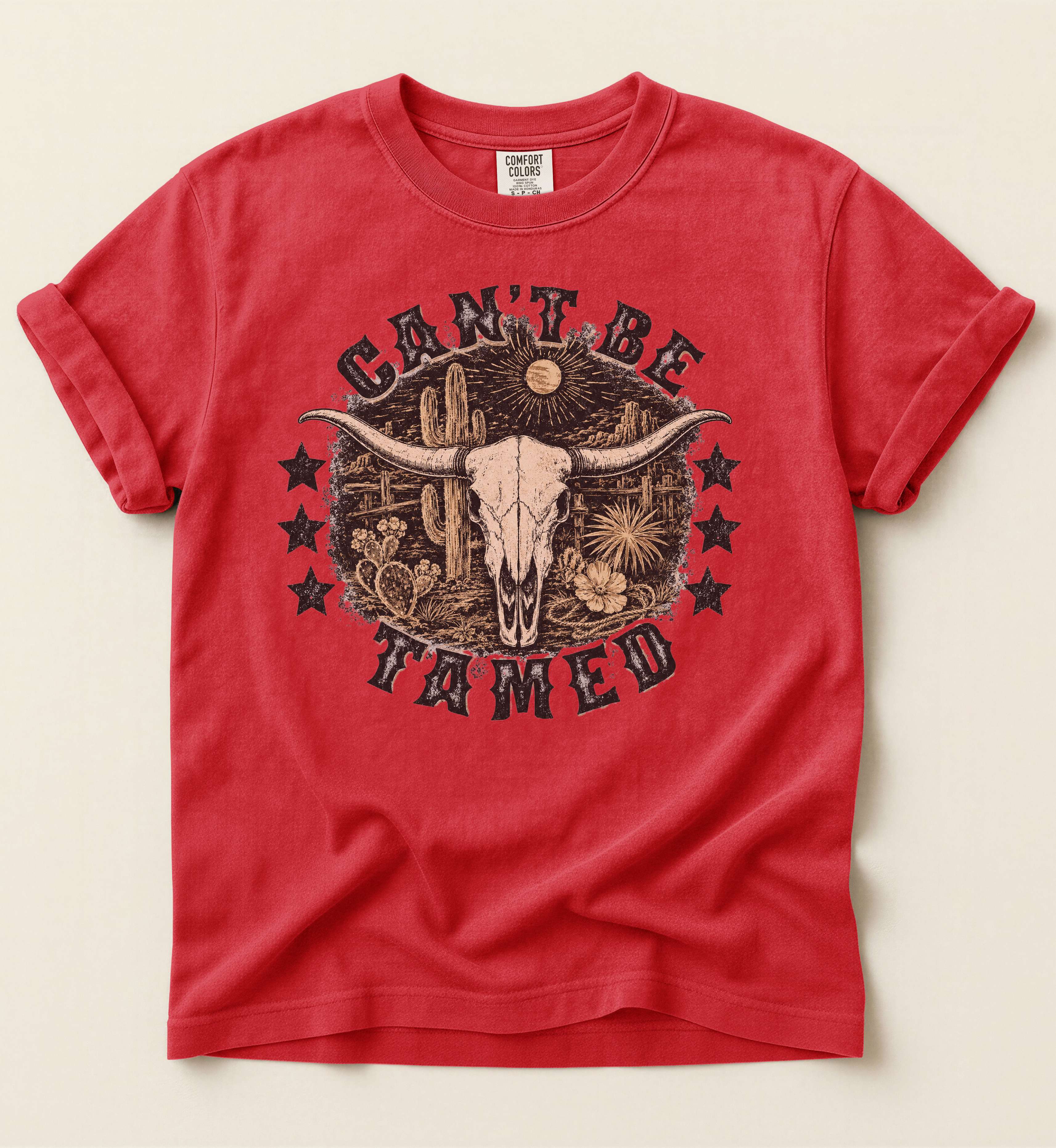 Can't Be Tamed – Western Outlaw Tee
