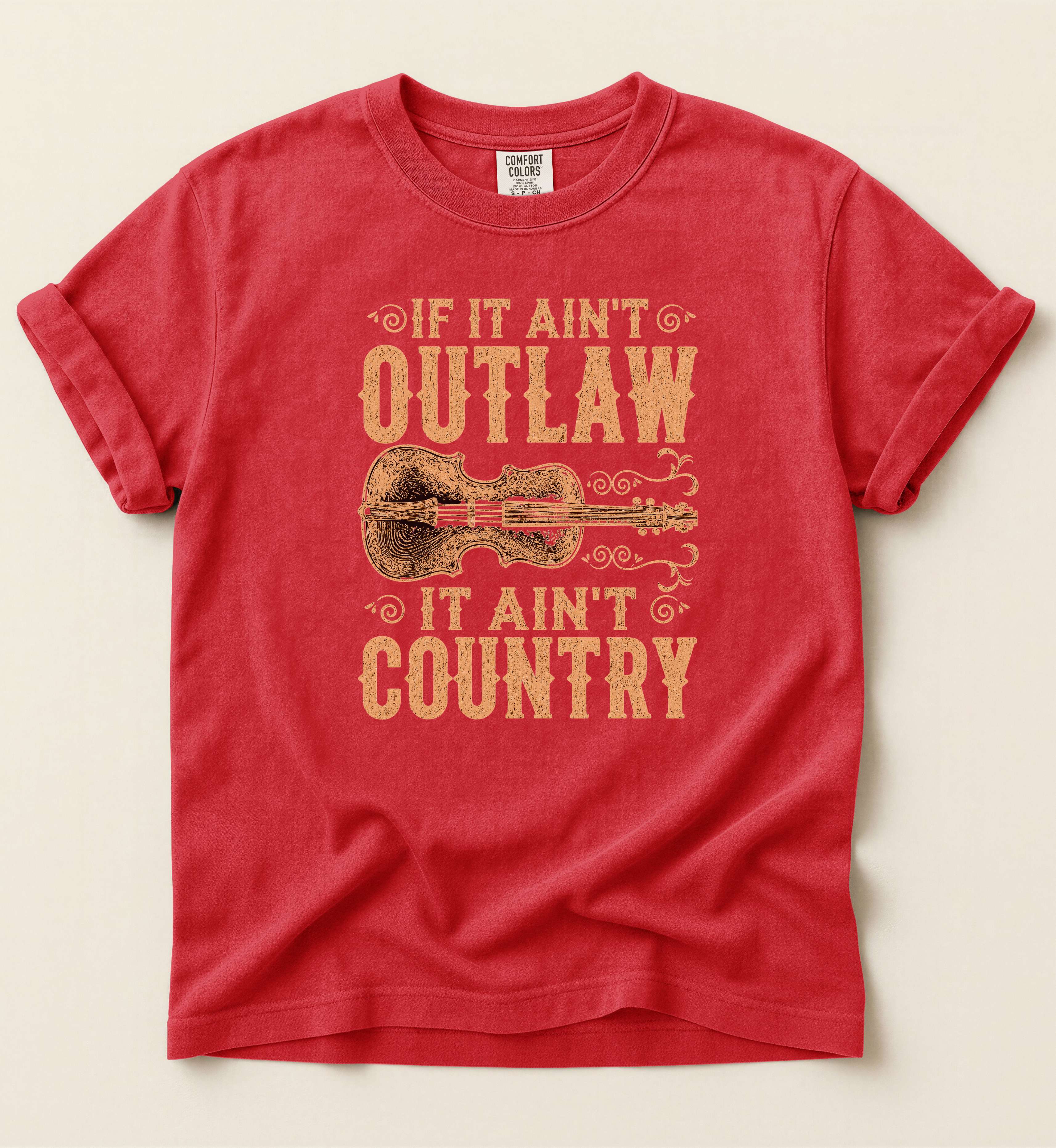 If It Ain't Outlaw It Ain't Country Shirt – Vintage Country Music Graphic Tee